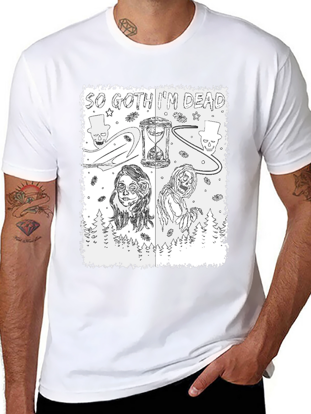 So Goth Im Dead Graphic Tee