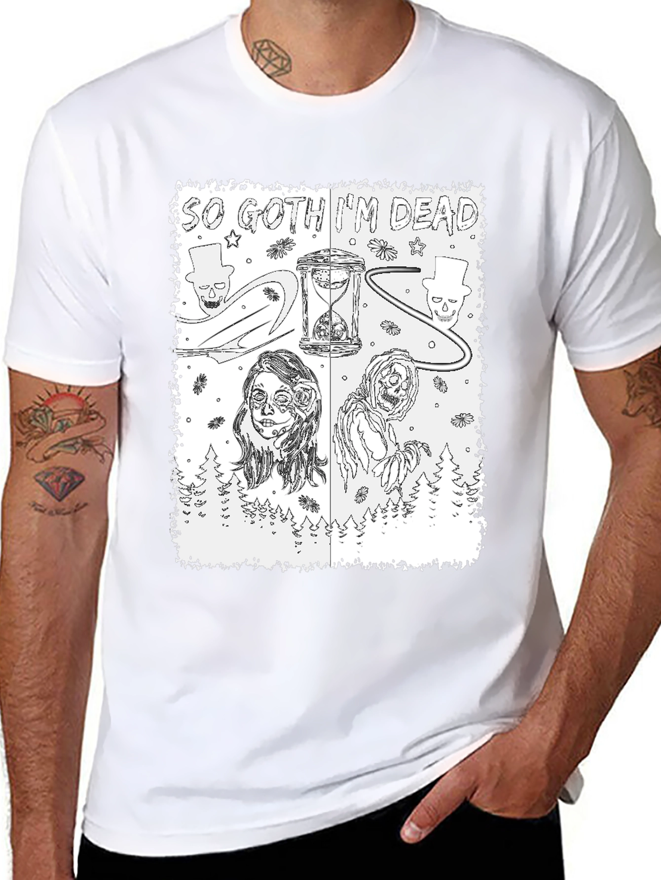 So Goth Im Dead Graphic Tee