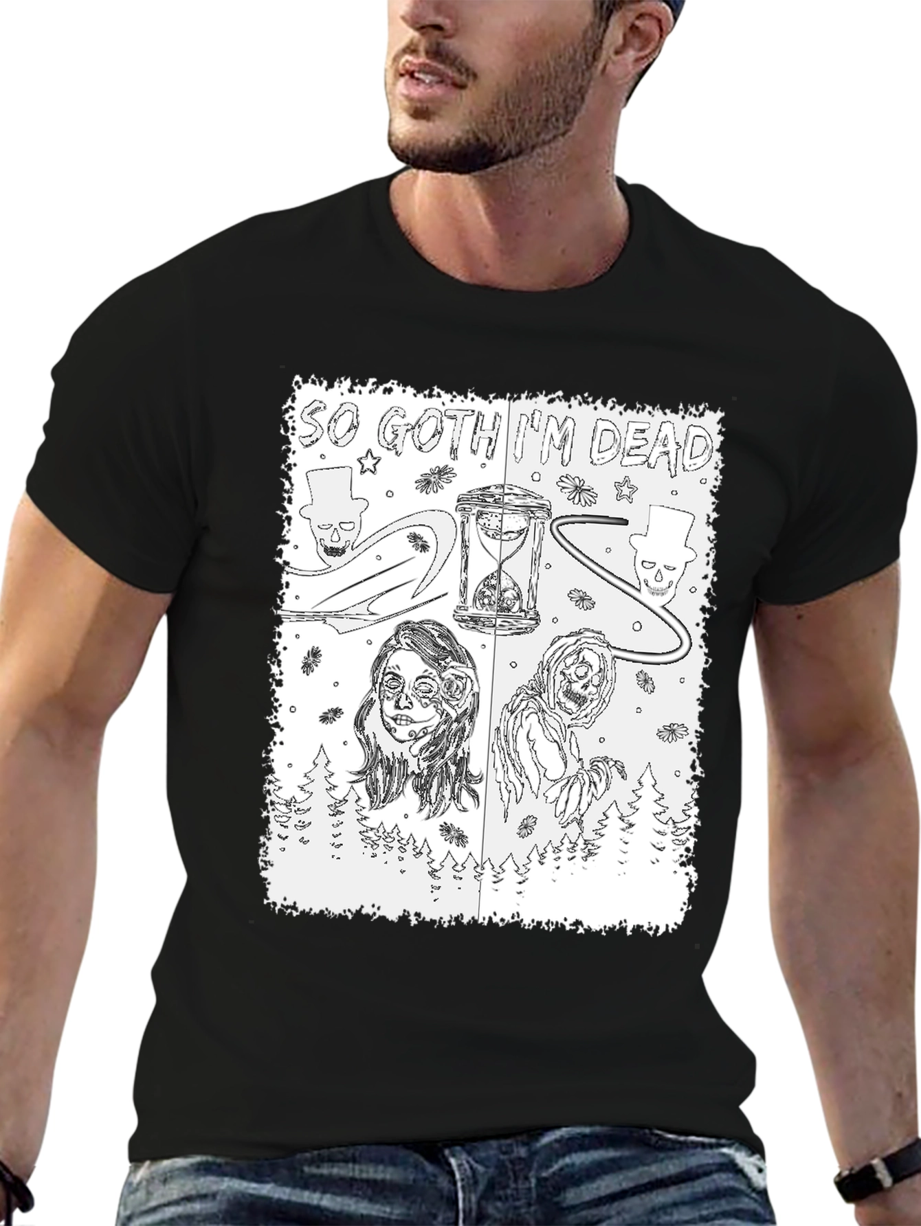 So Goth Im Dead Graphic Tee