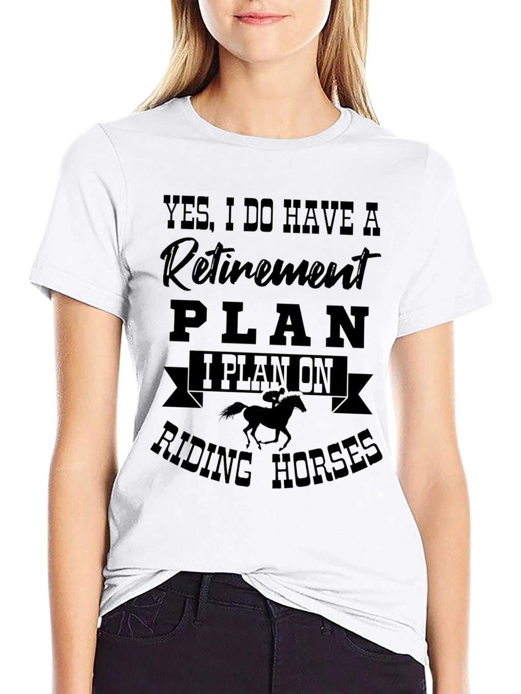 Retirement Plan Horse Riding T-Shirt