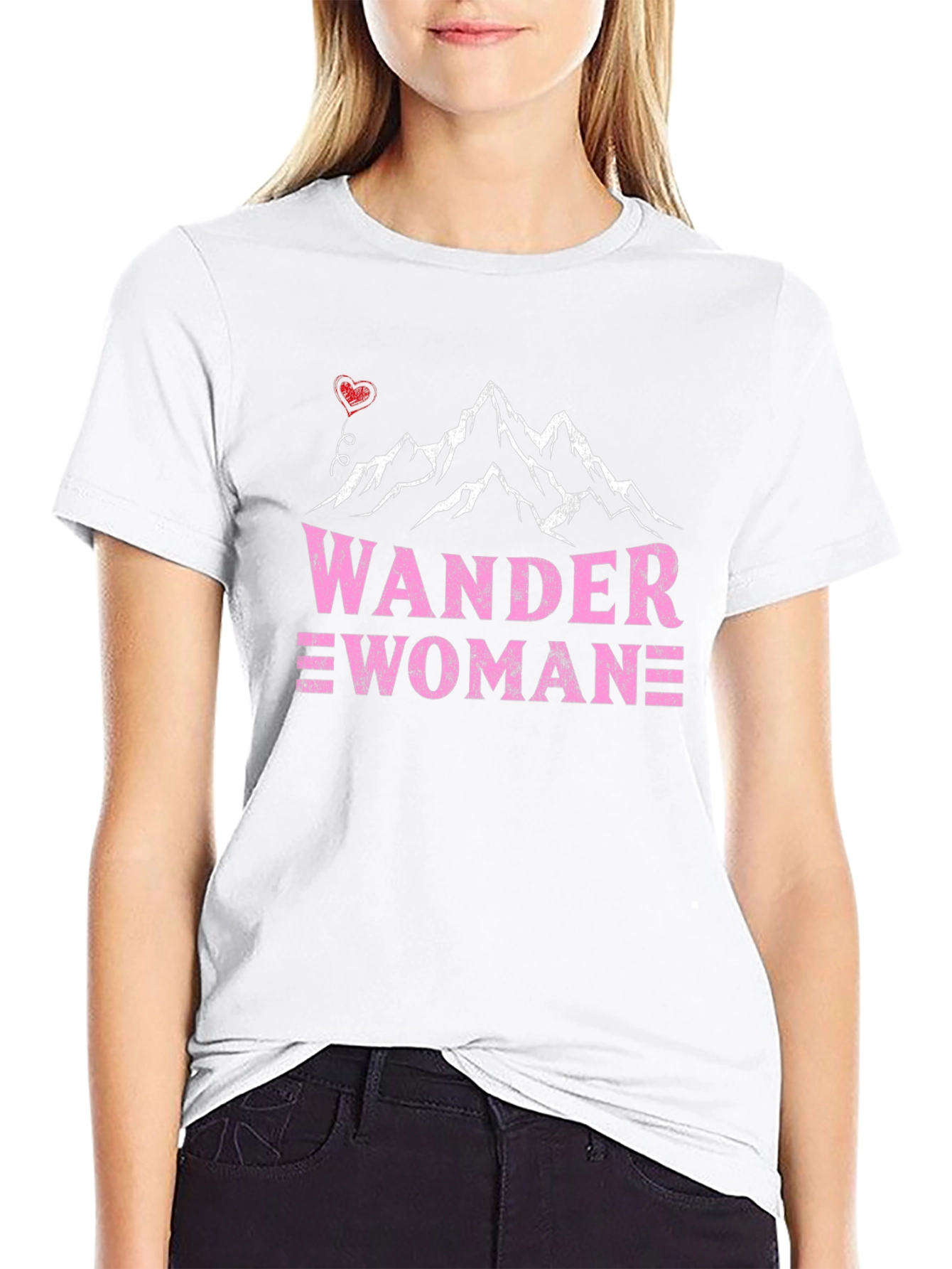 Wander Woman Graphic T-Shirt - Black