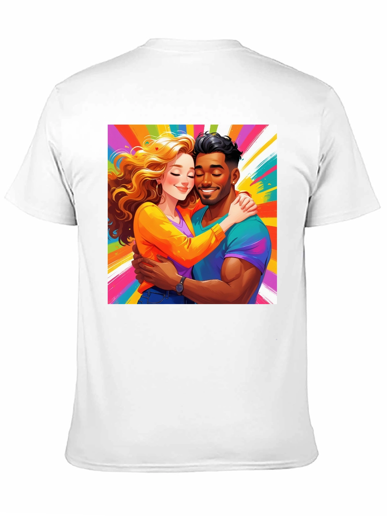 Colorful Couple Graphic Tee