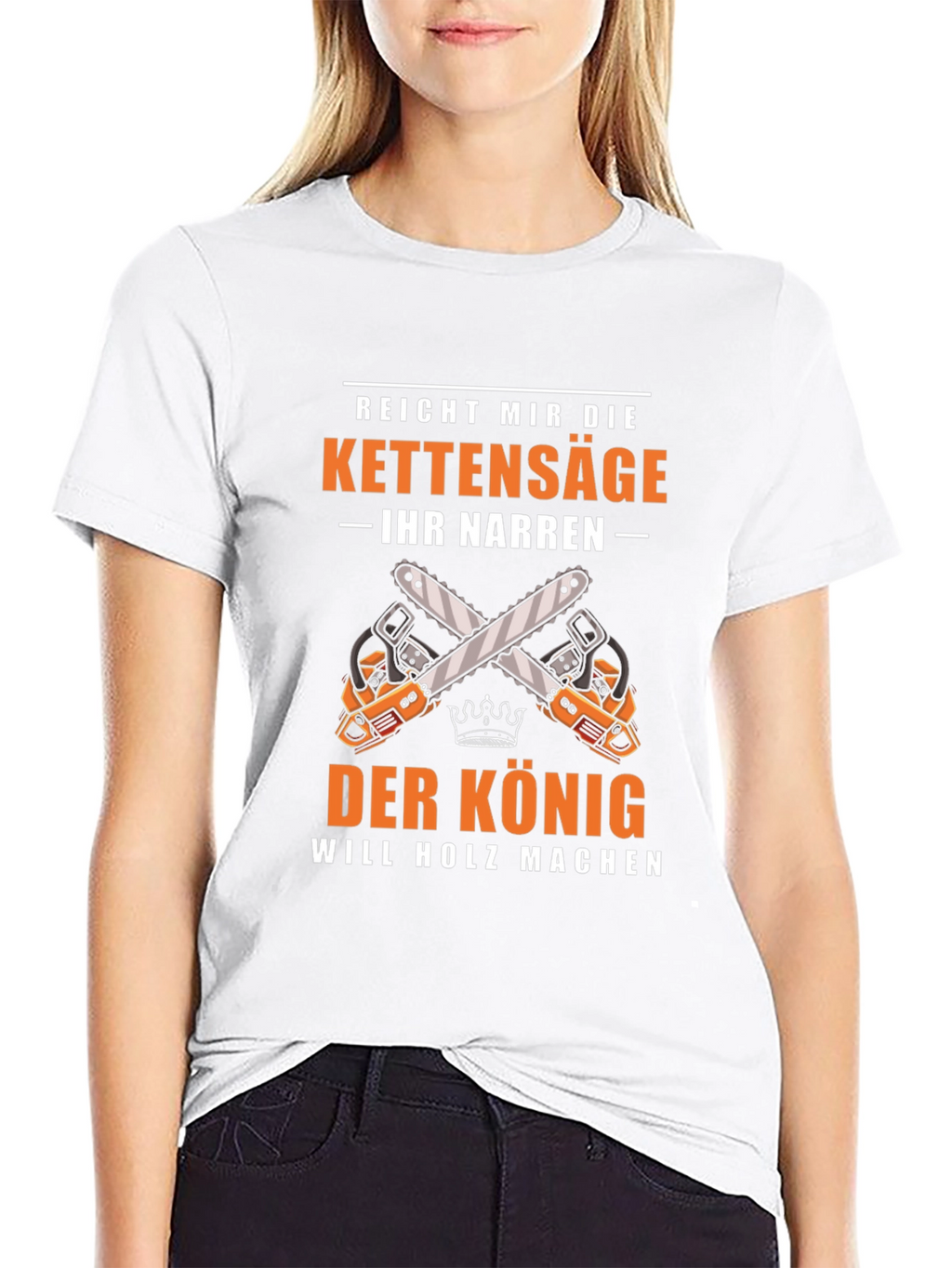 Der Konig Chainsaw T-Shirt - Woodworker