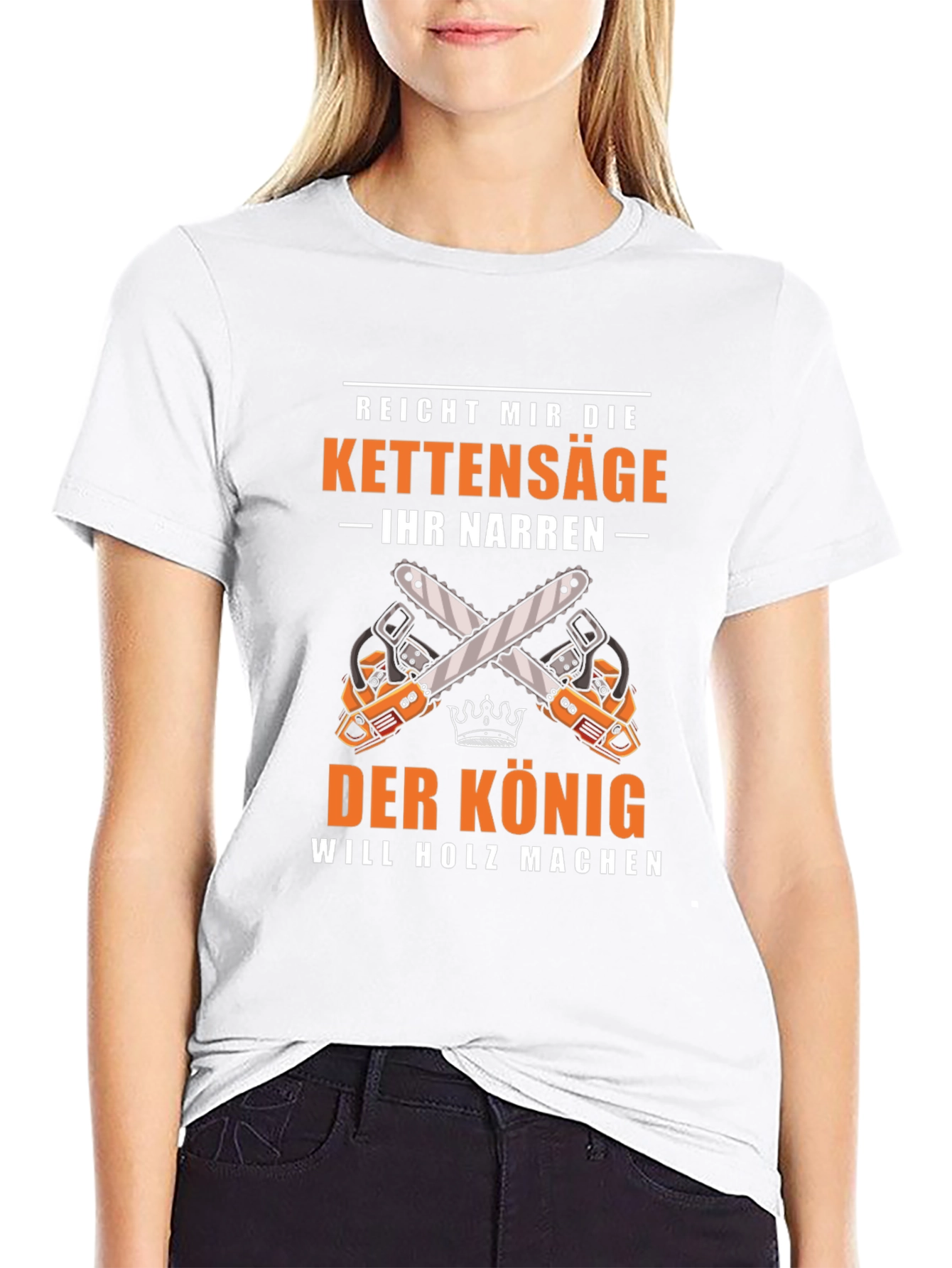 Der Konig Chainsaw T-Shirt - Woodworker