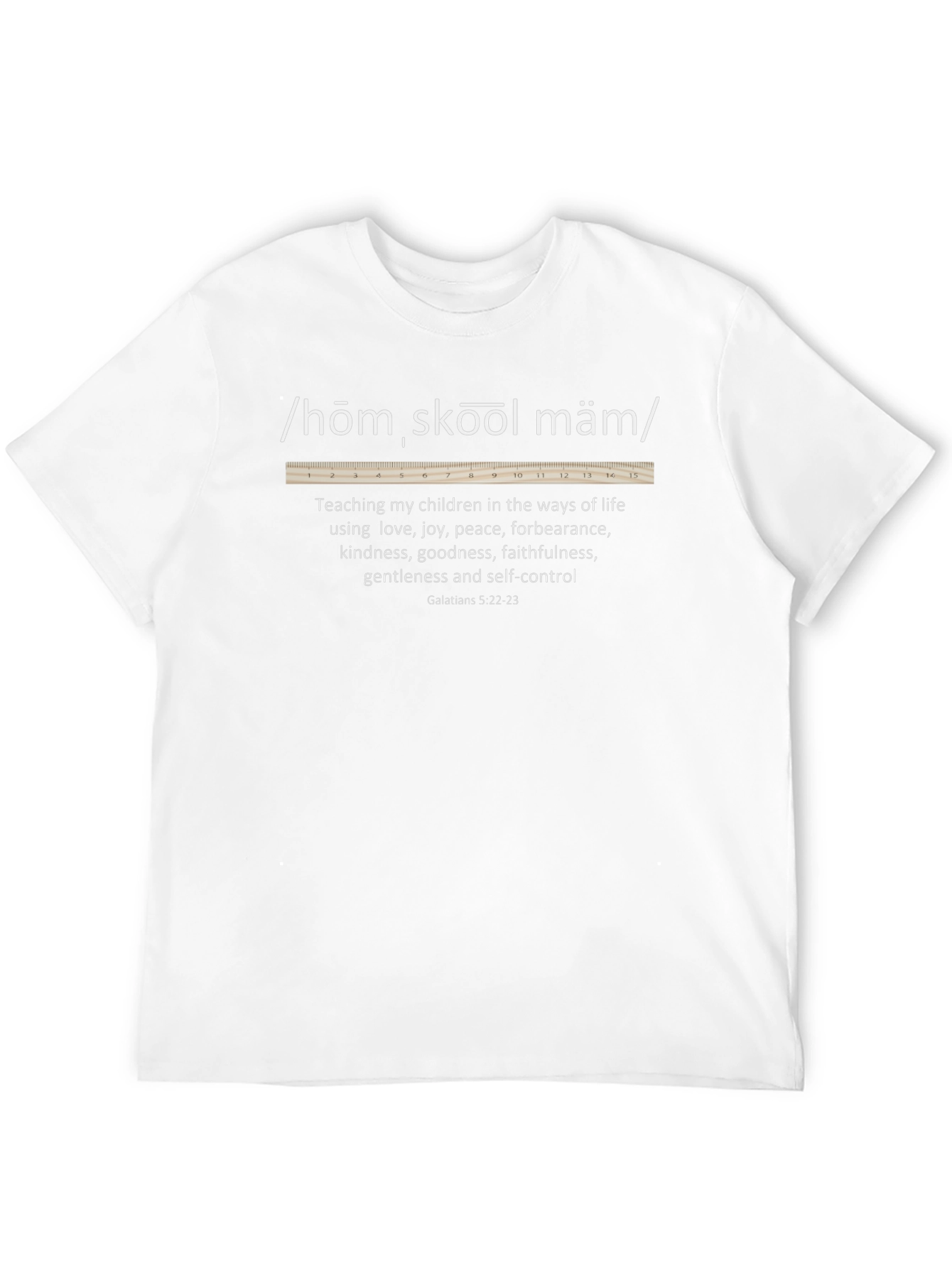 Homeschool Mom T-Shirt - Christian Teaching Tee