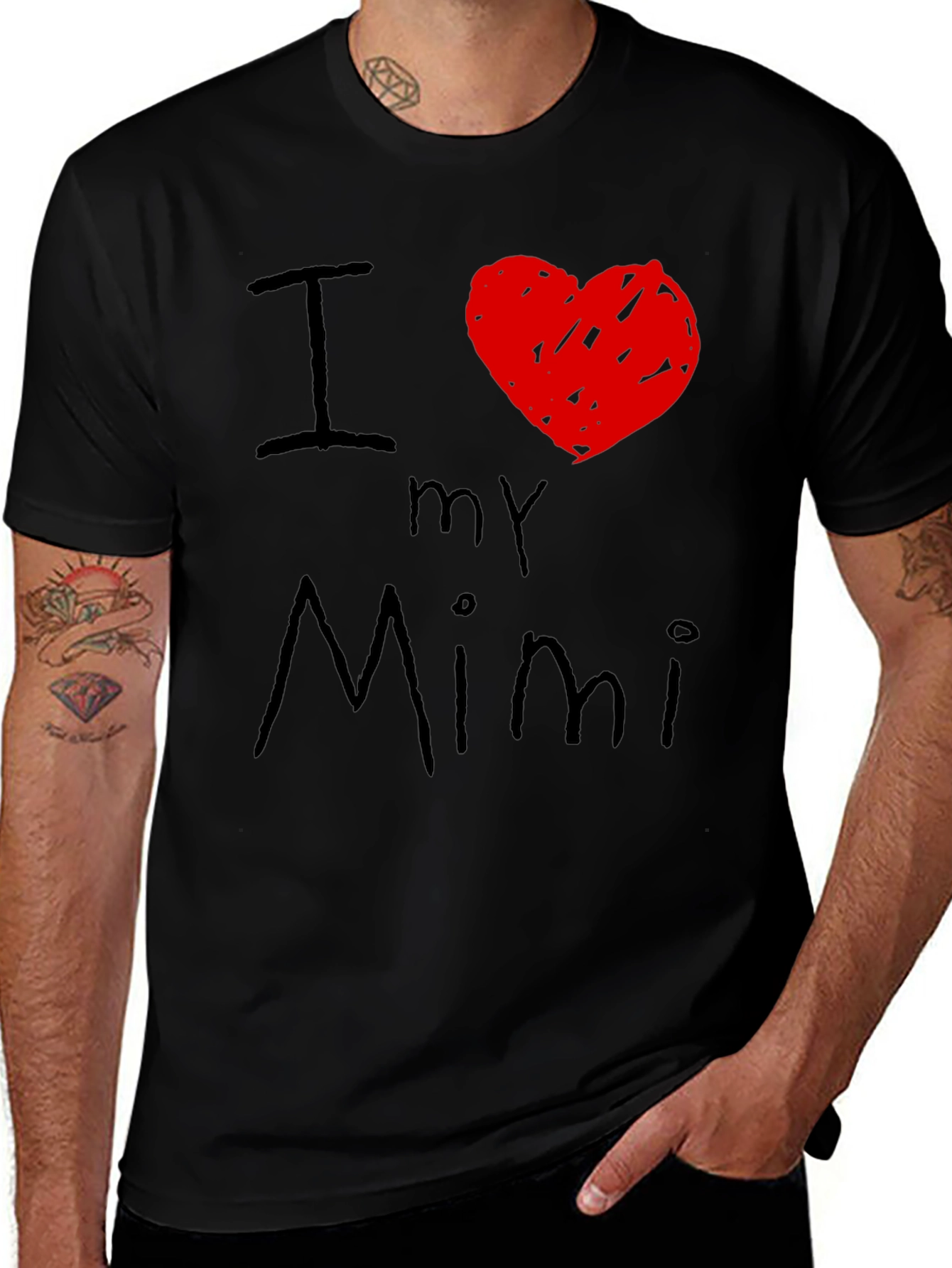 I Heart My Mimi - Novelty Graphic T-Shirt