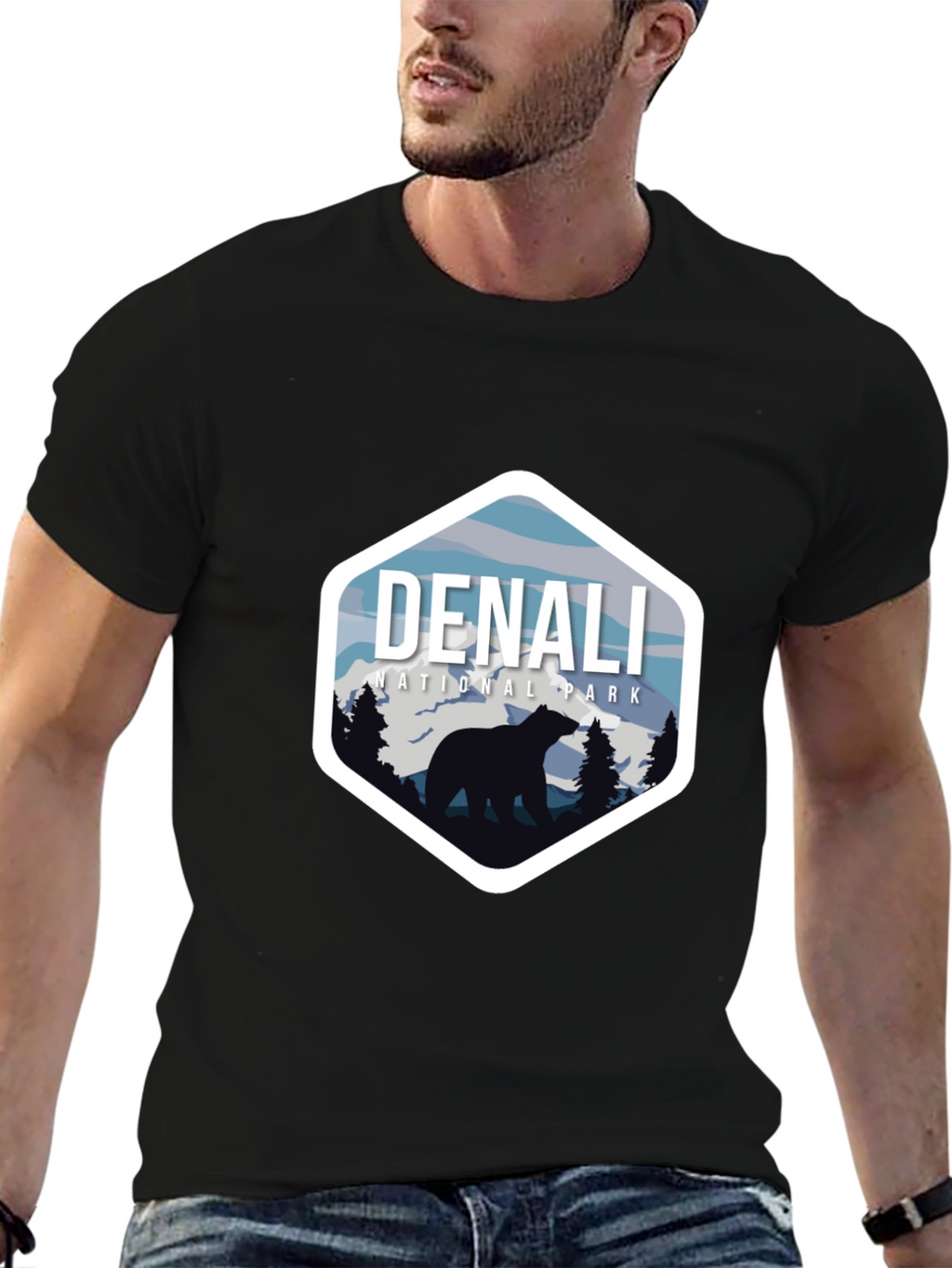 Denali National Park T-Shirt - Bear Design