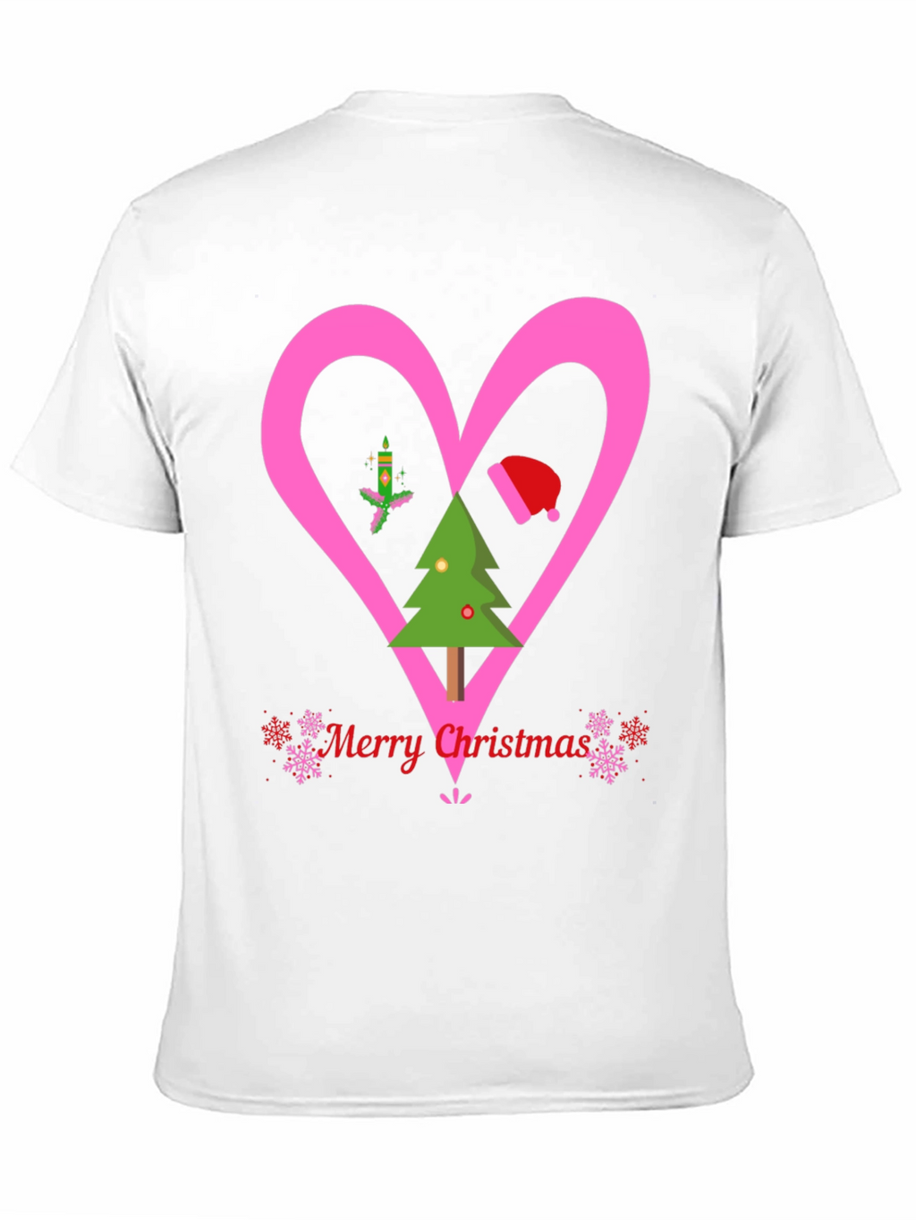 Christmas Heart Graphic Tee