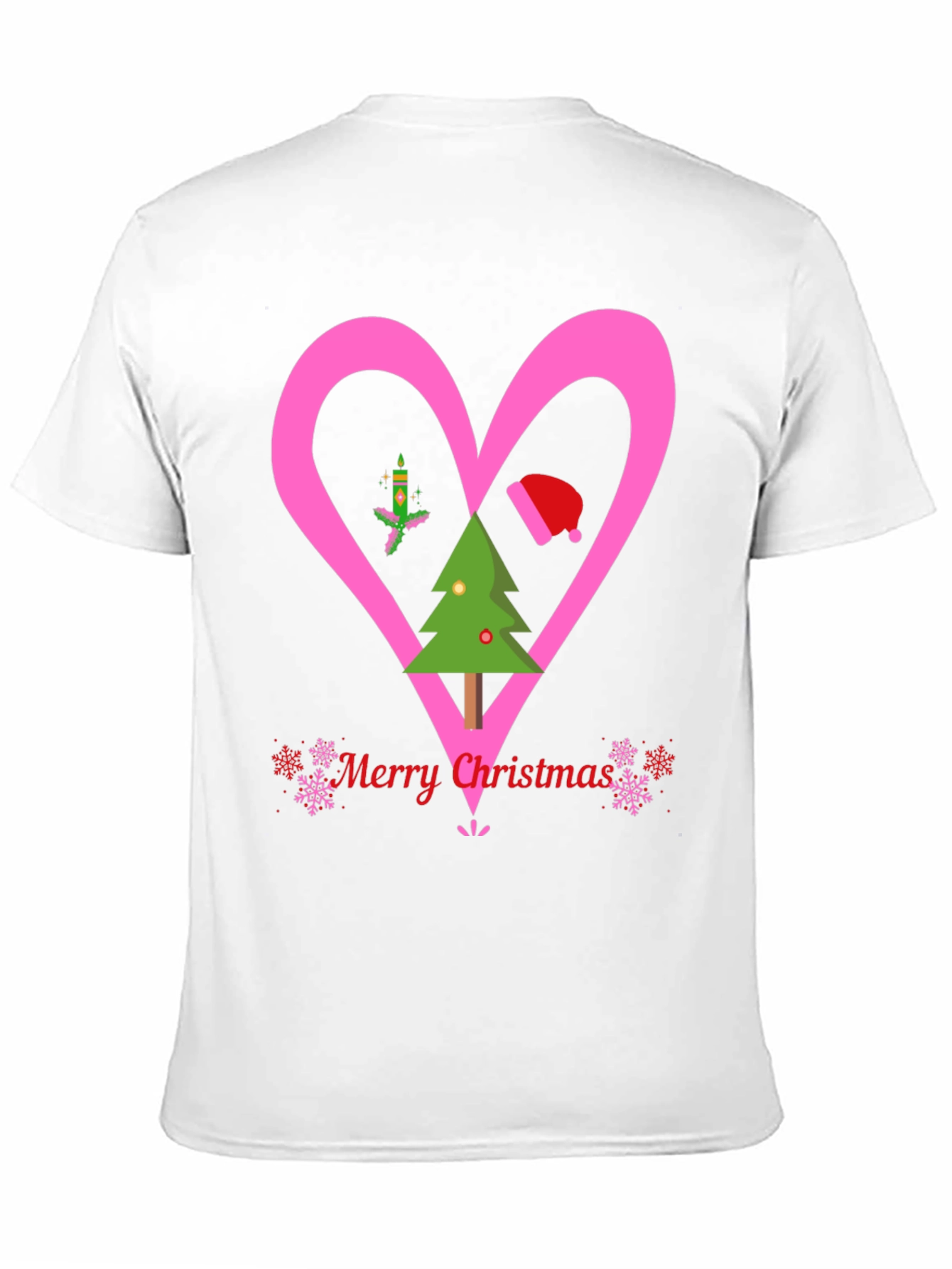 Christmas Heart Graphic Tee