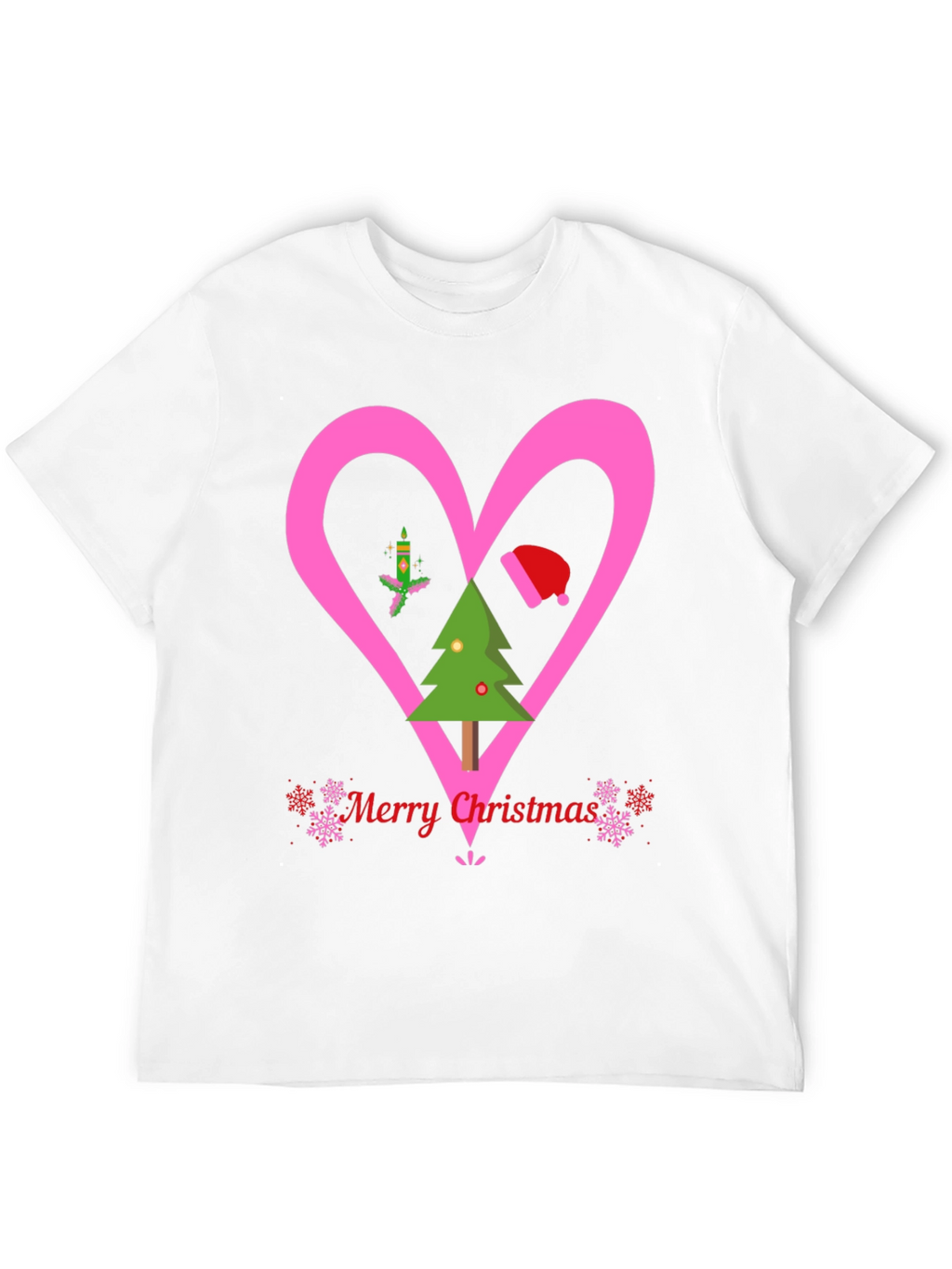 Christmas Heart Graphic Tee