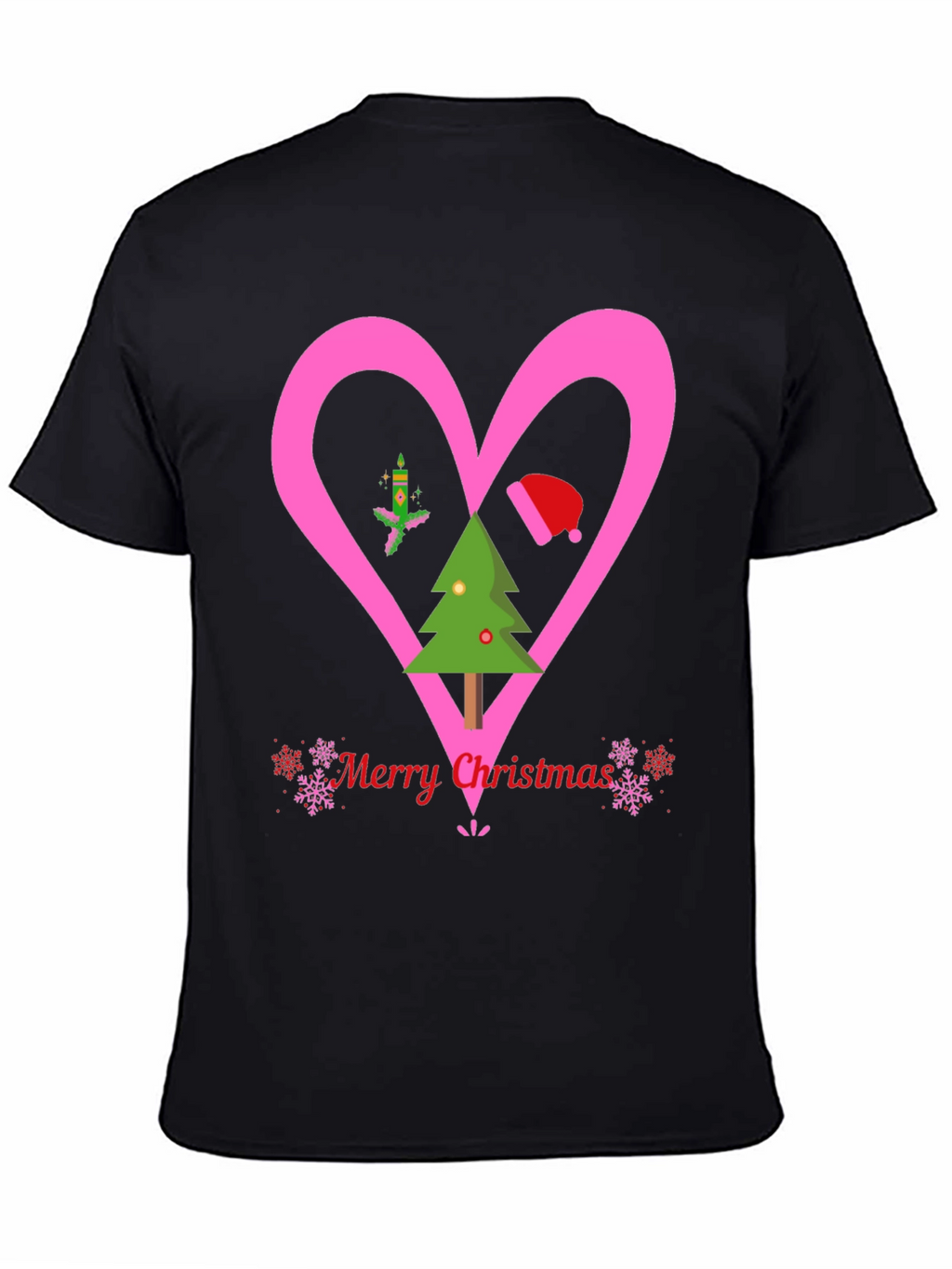 Christmas Heart Graphic Tee