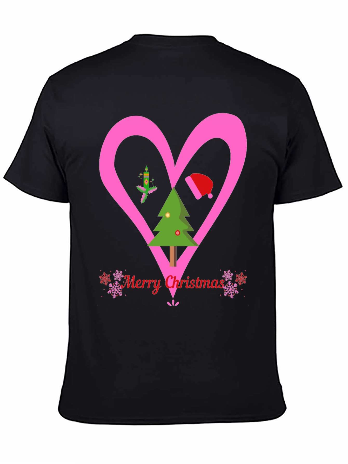 Christmas Heart Graphic Tee