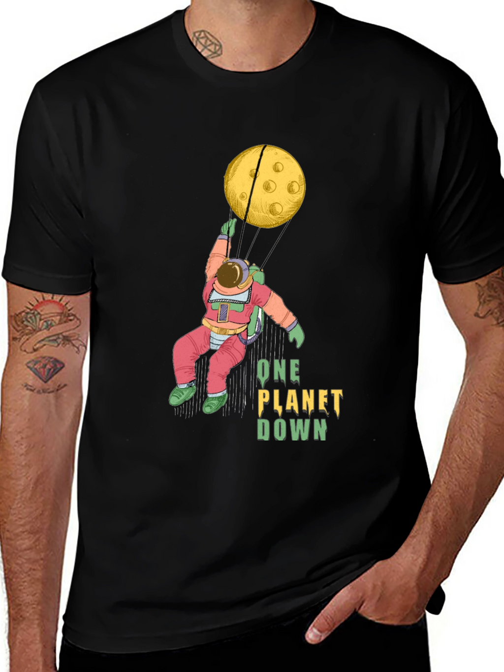 One Planet Down Graphic T-Shirt