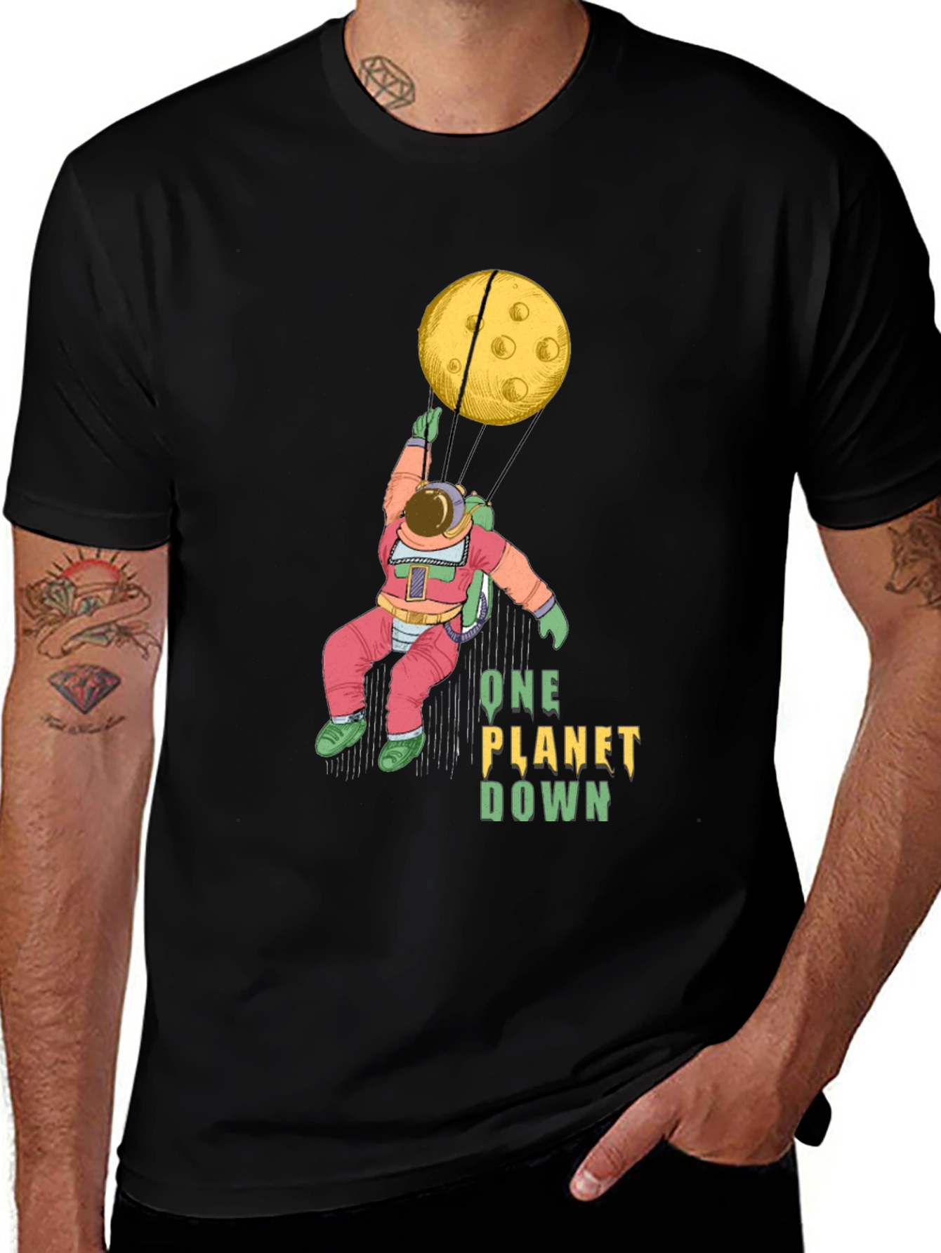 One Planet Down Graphic T-Shirt
