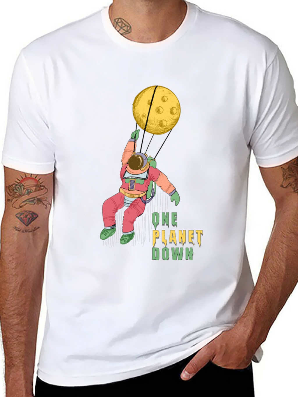 One Planet Down Graphic T-Shirt