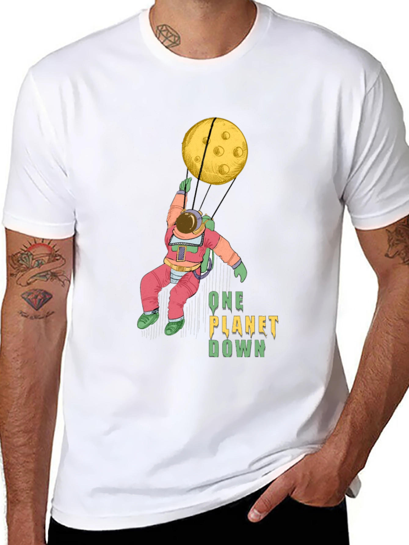 One Planet Down Graphic T-Shirt