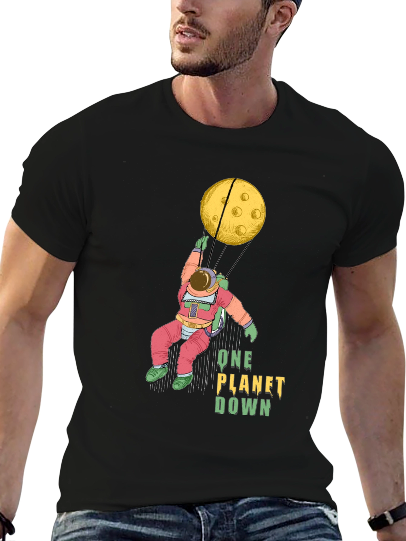 One Planet Down Graphic T-Shirt
