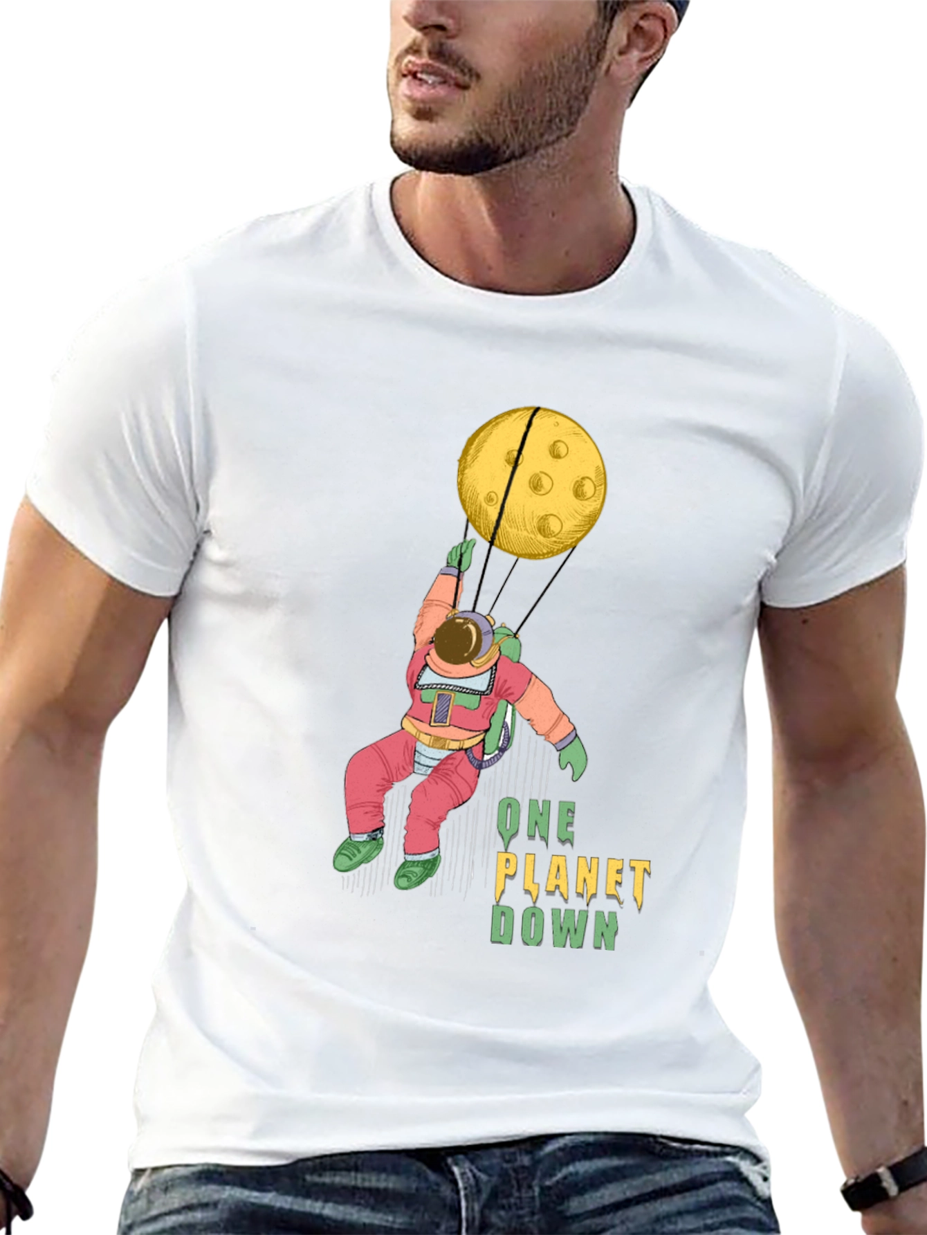 One Planet Down Graphic T-Shirt
