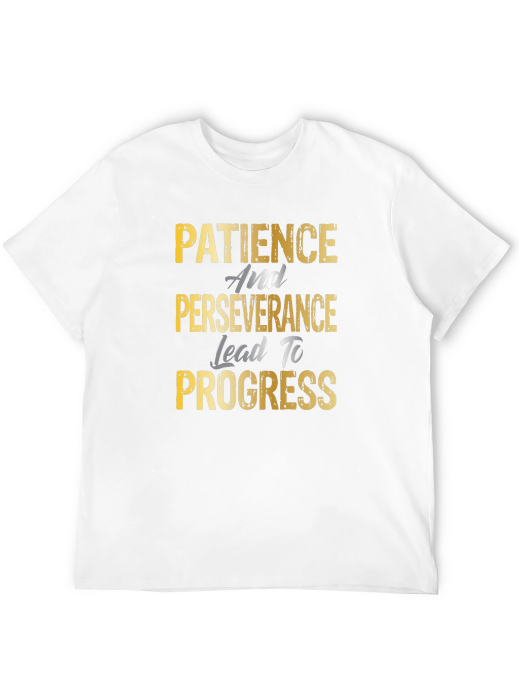 Patience Perseverance Progress Black Graphic Tee