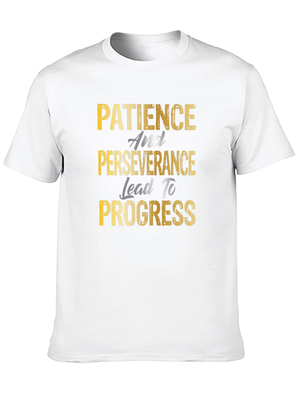 Patience Perseverance Progress Black Graphic Tee