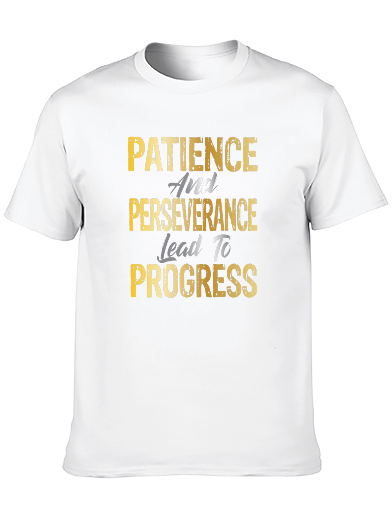 Patience Perseverance Progress Black Graphic Tee