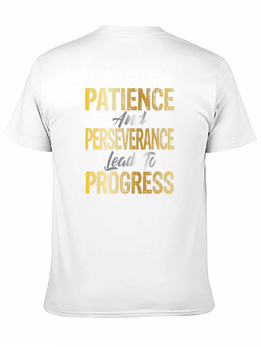 Patience Perseverance Progress Black Graphic Tee