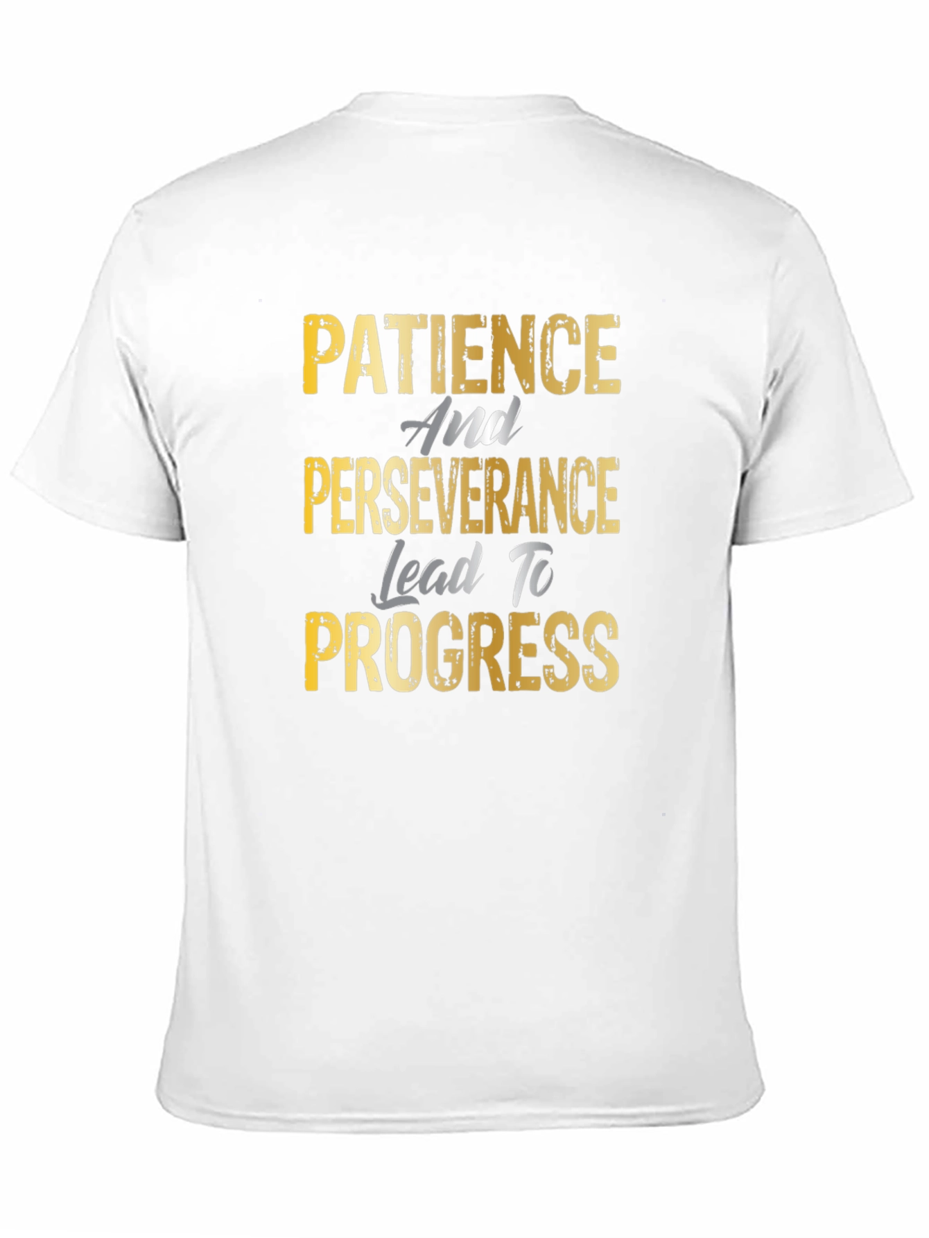 Patience Perseverance Progress Black Graphic Tee
