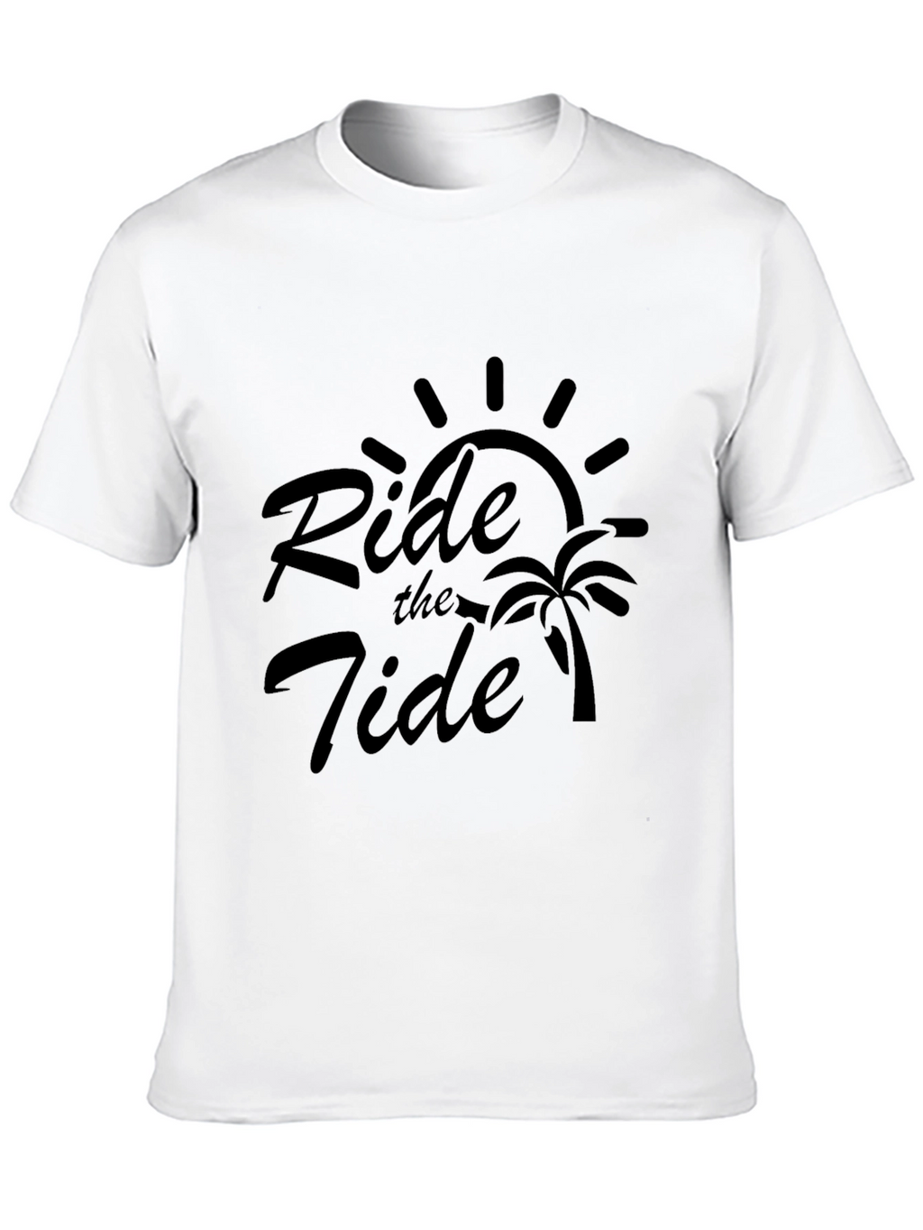Ride the Tide Graphic Tee - Black