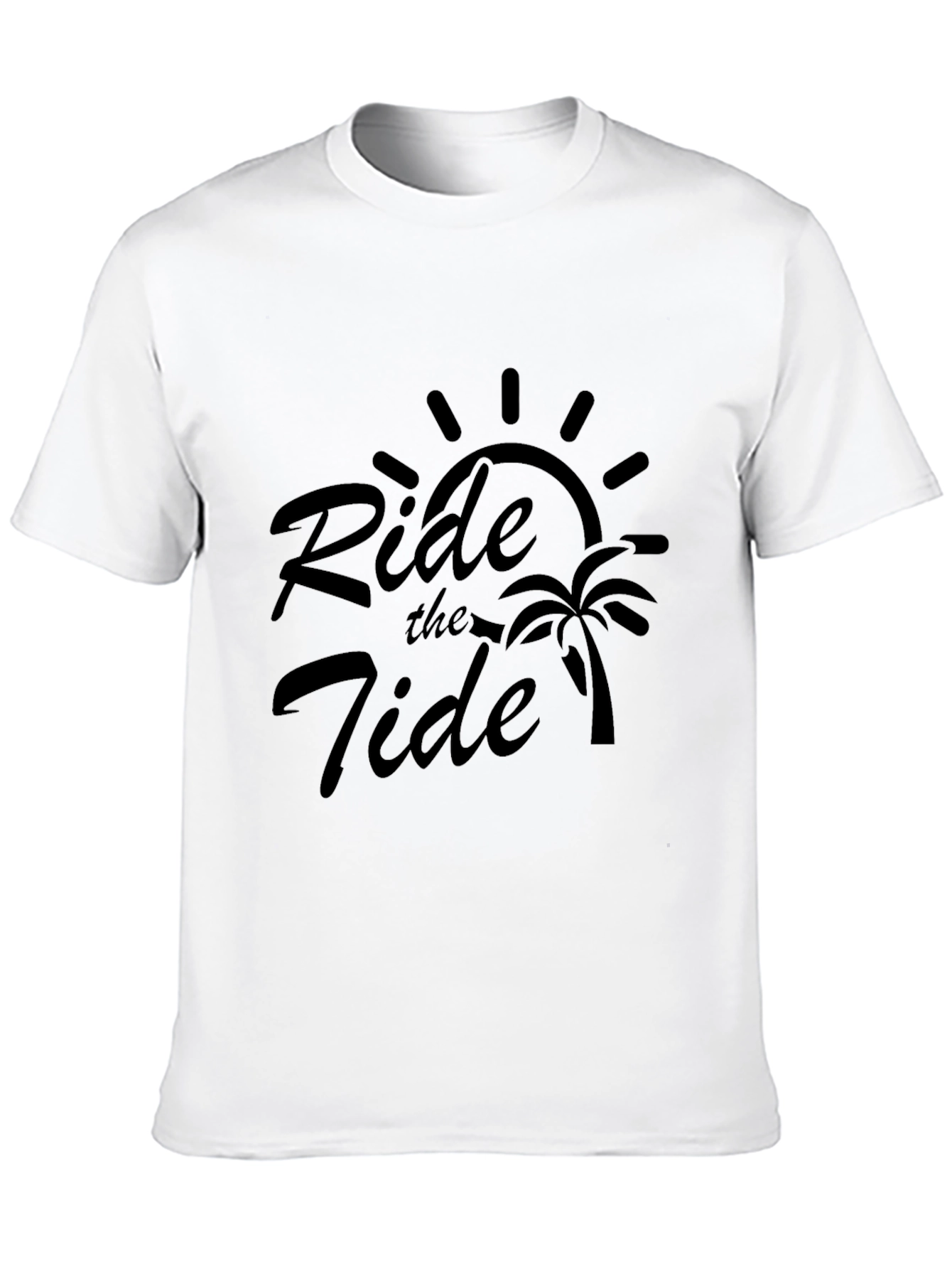Ride the Tide Graphic Tee - Black