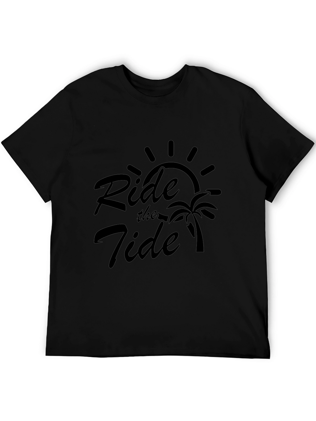 Ride the Tide Graphic Tee - Black