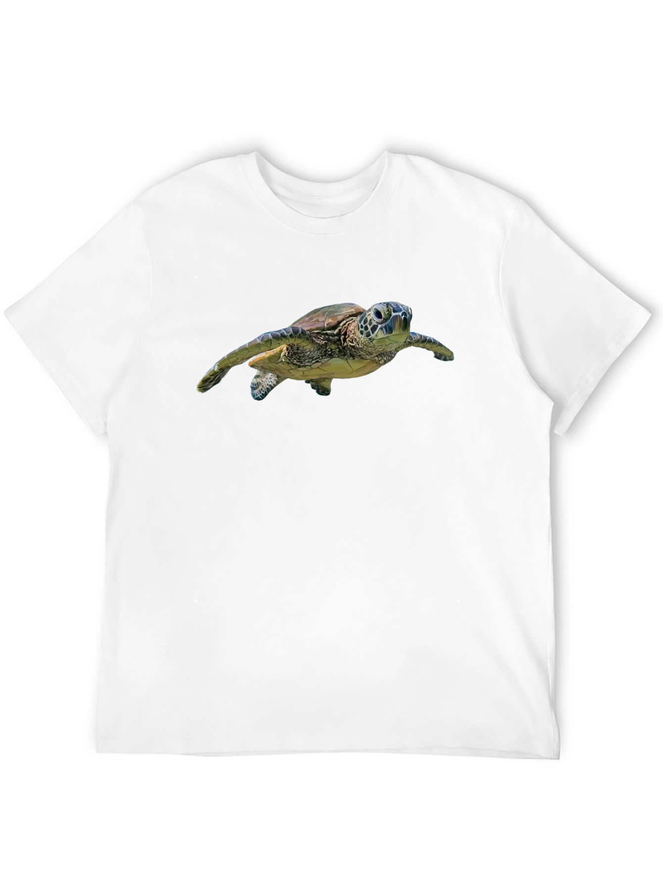 Sea Turtle Graphic T-Shirt - Black Marine Life Tee
