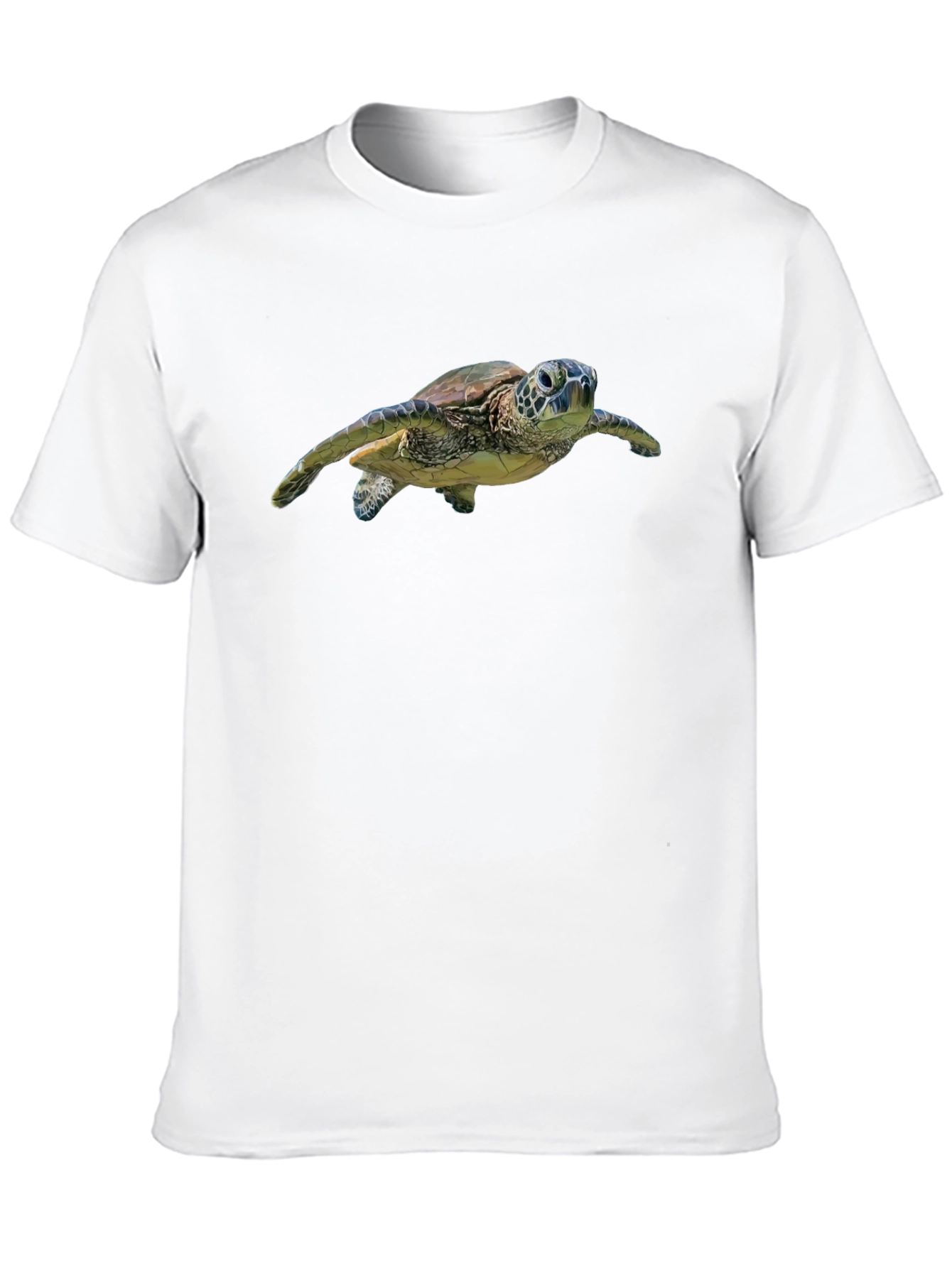 Sea Turtle Graphic T-Shirt - Black Marine Life Tee