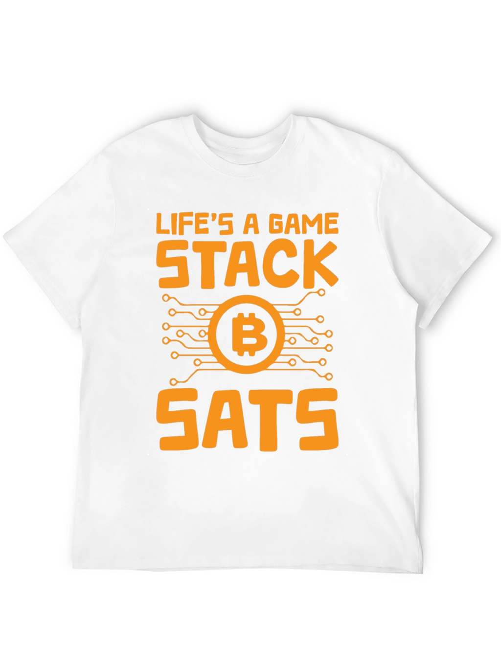 Lifes a Game Stack SATS Bitcoin T-Shirt