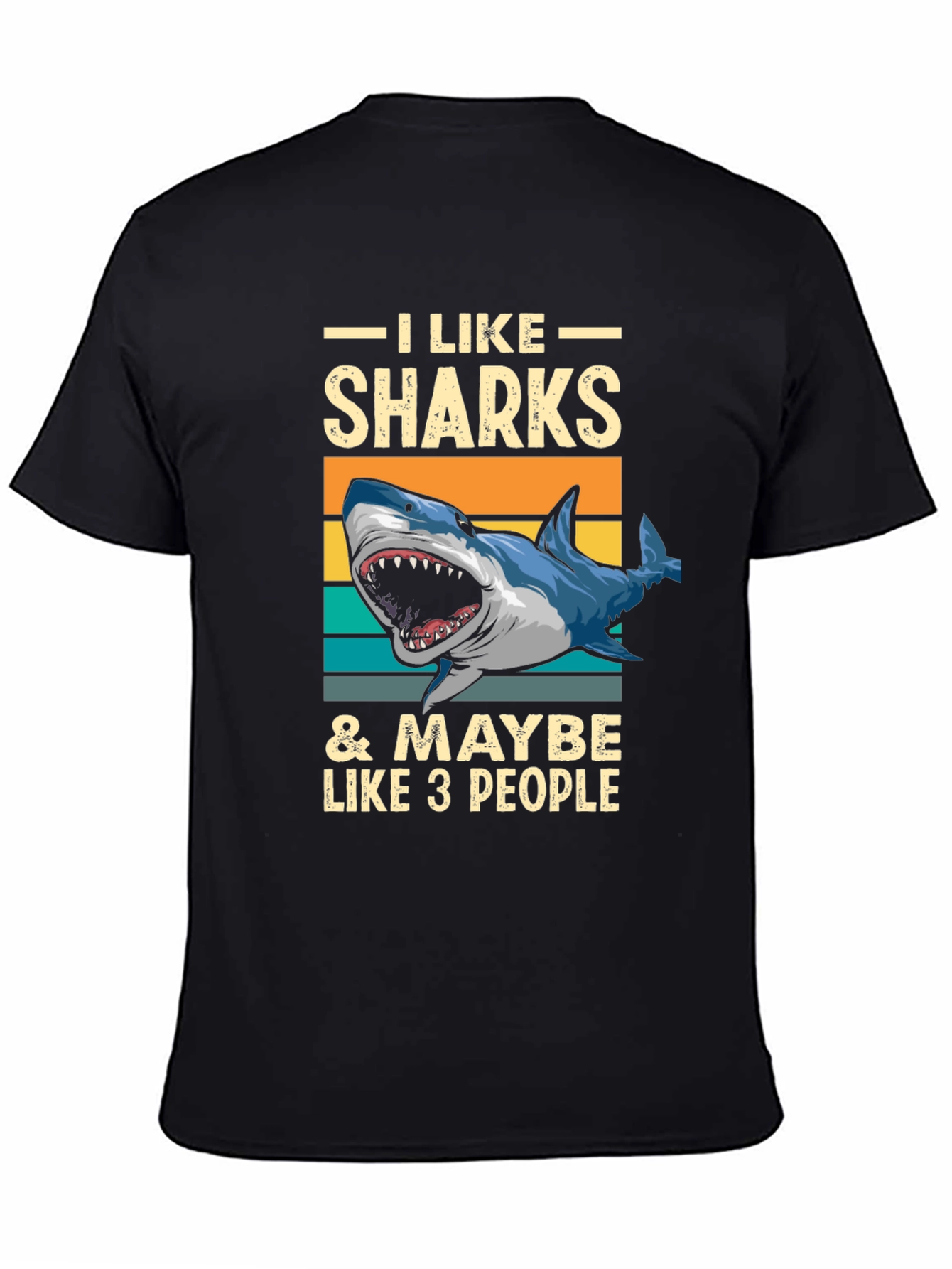 I Like Sharks T-Shirt - Funny Graphic Tee