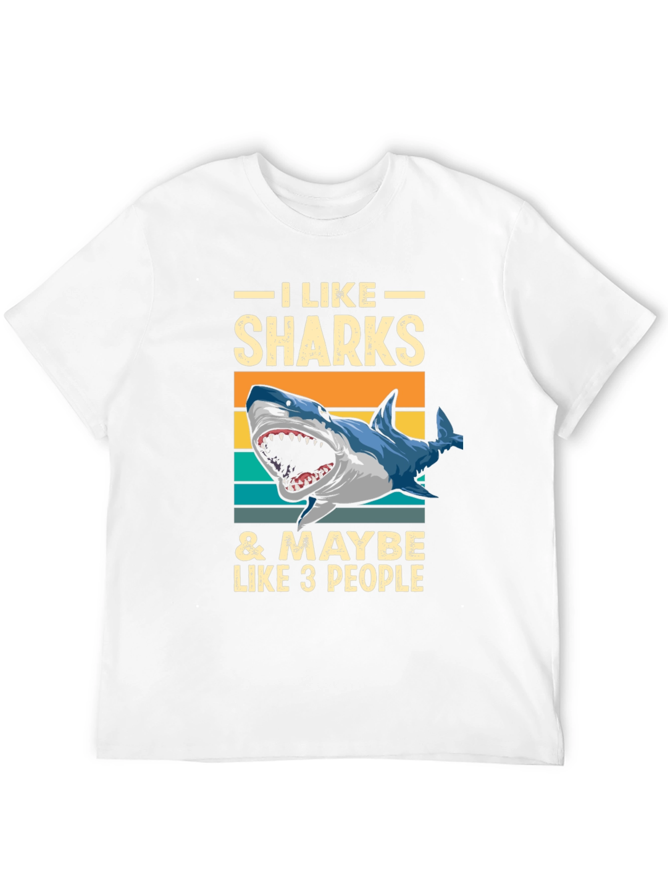 I Like Sharks T-Shirt - Funny Graphic Tee