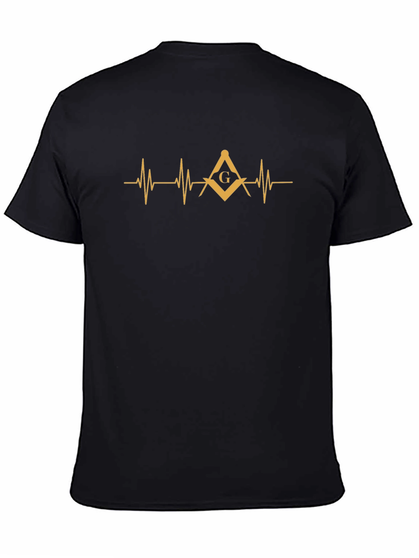 Masonic Heartbeat T-Shirt - Symbol of Commitment