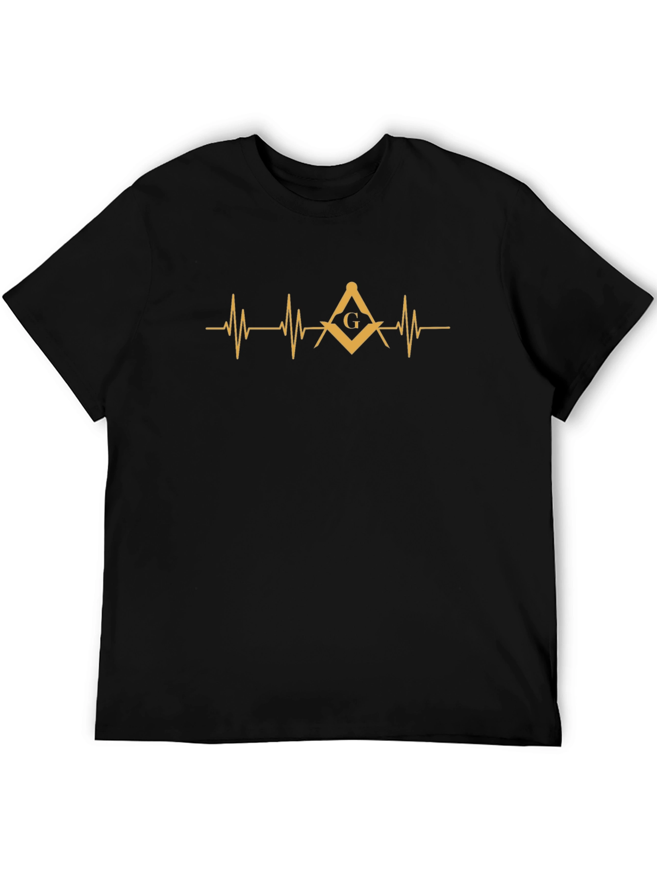 Masonic Heartbeat T-Shirt - Symbol of Commitment