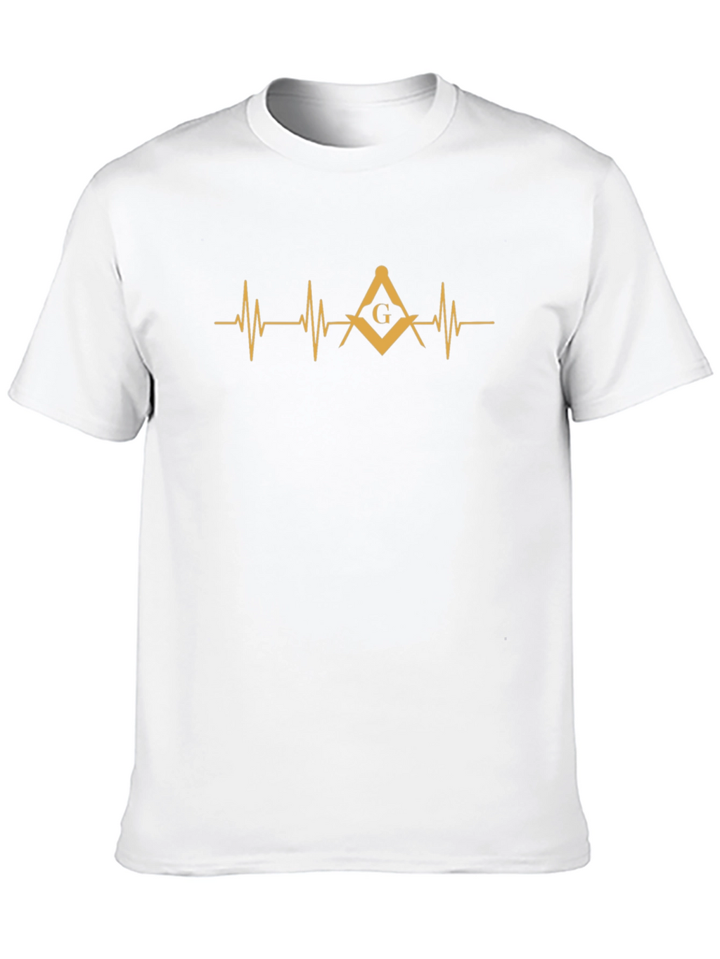 Masonic Heartbeat T-Shirt - Symbol of Commitment