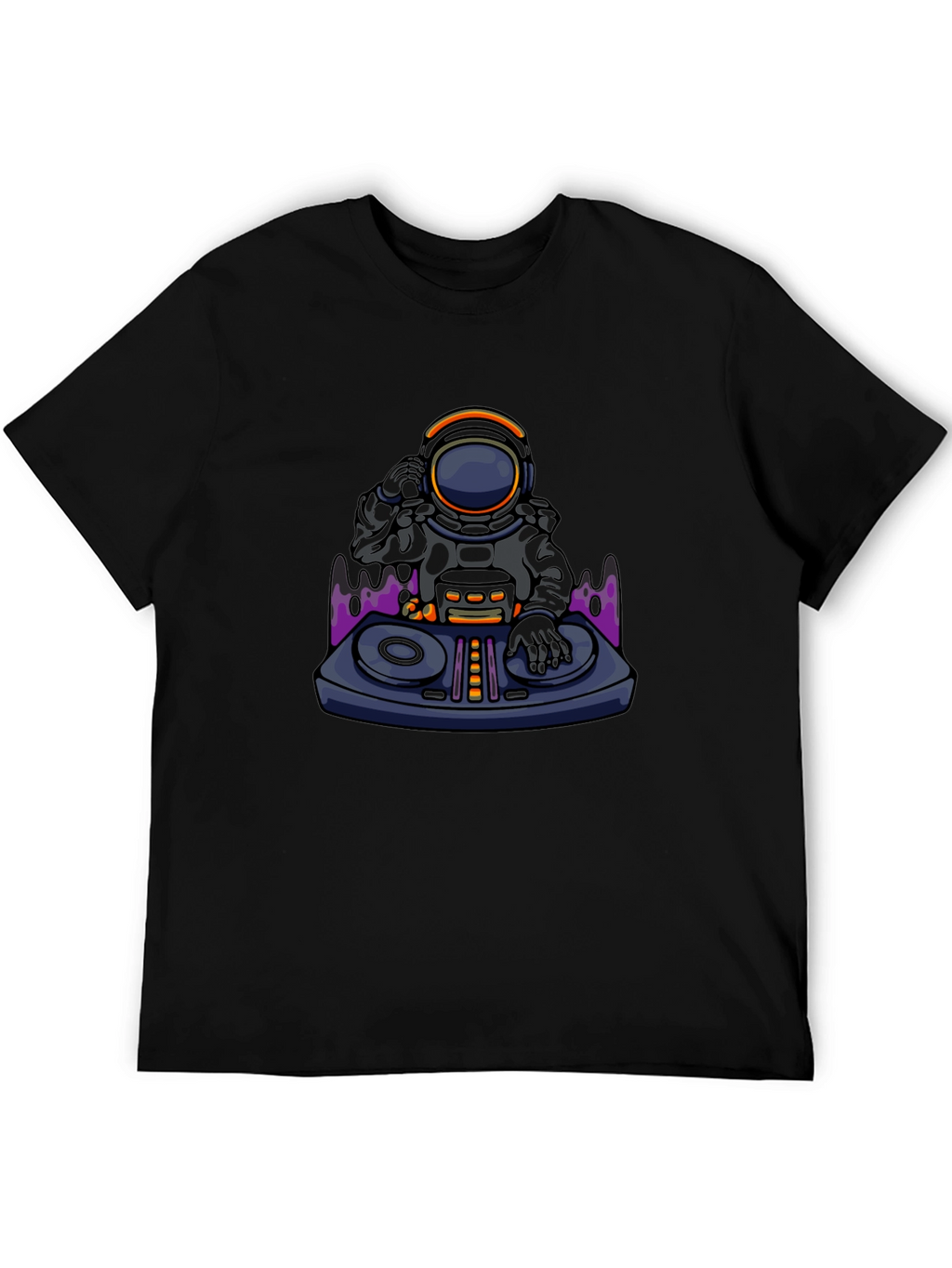 Astronaut DJ T-Shirt - Cool Graphic Tee