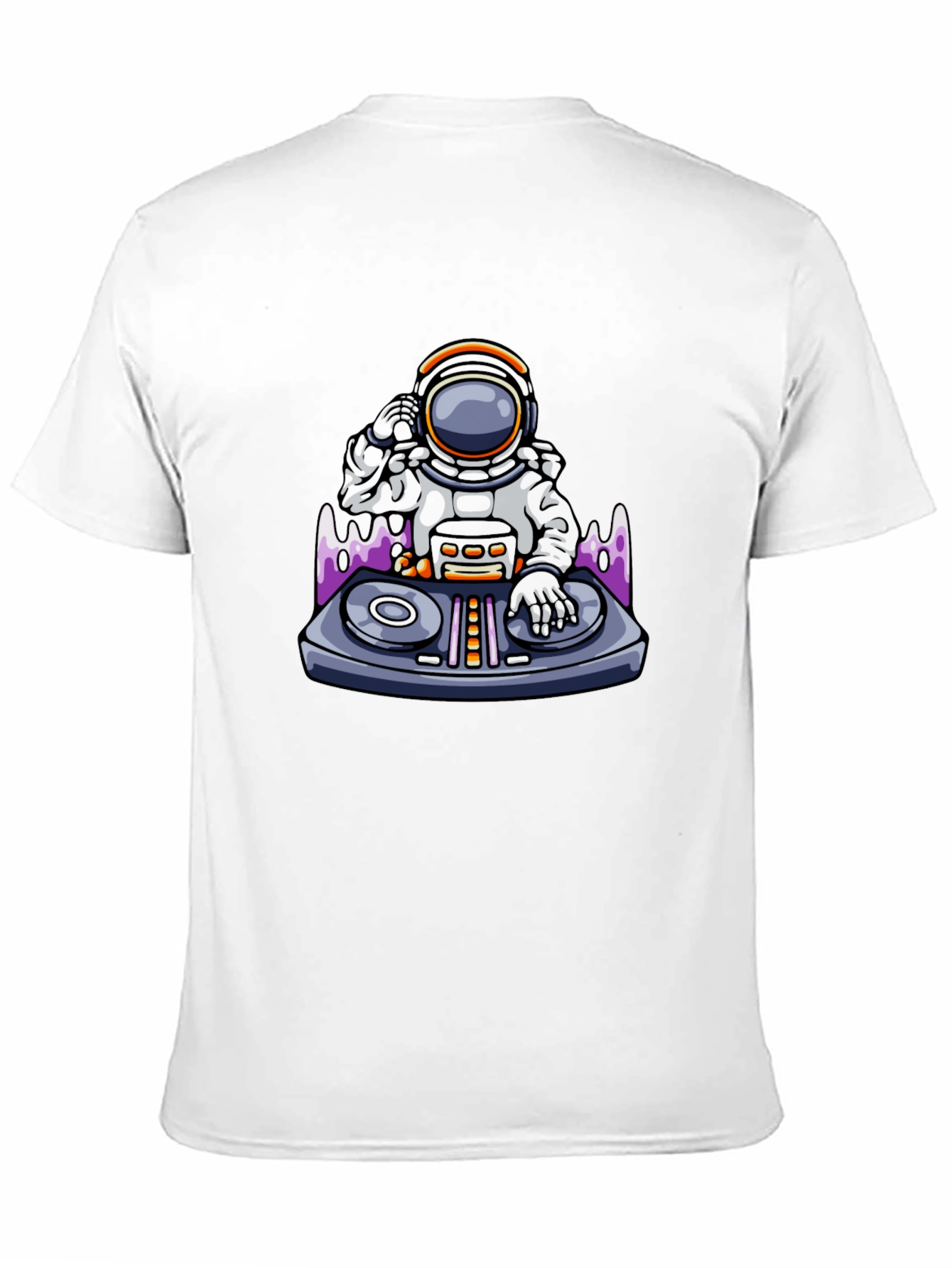 Astronaut DJ T-Shirt - Cool Graphic Tee