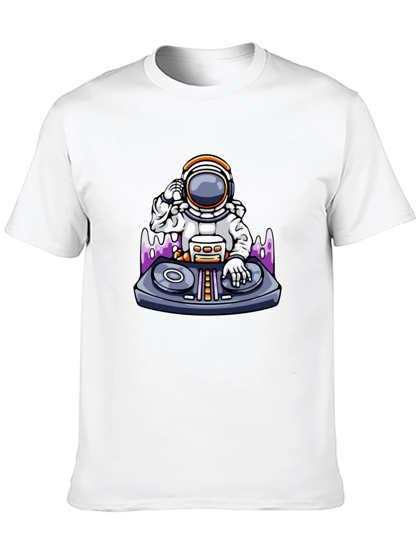 Astronaut DJ T-Shirt - Cool Graphic Tee