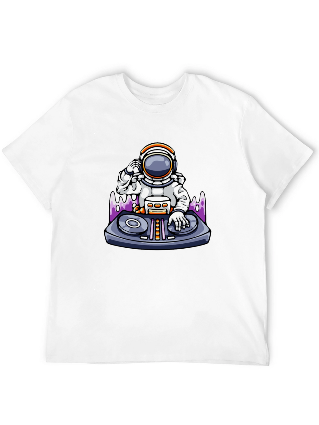 Astronaut DJ T-Shirt - Cool Graphic Tee