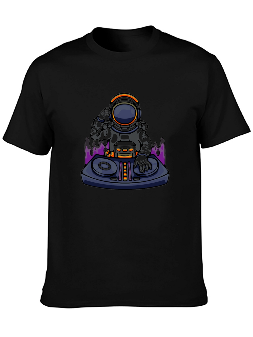 Astronaut DJ T-Shirt - Cool Graphic Tee