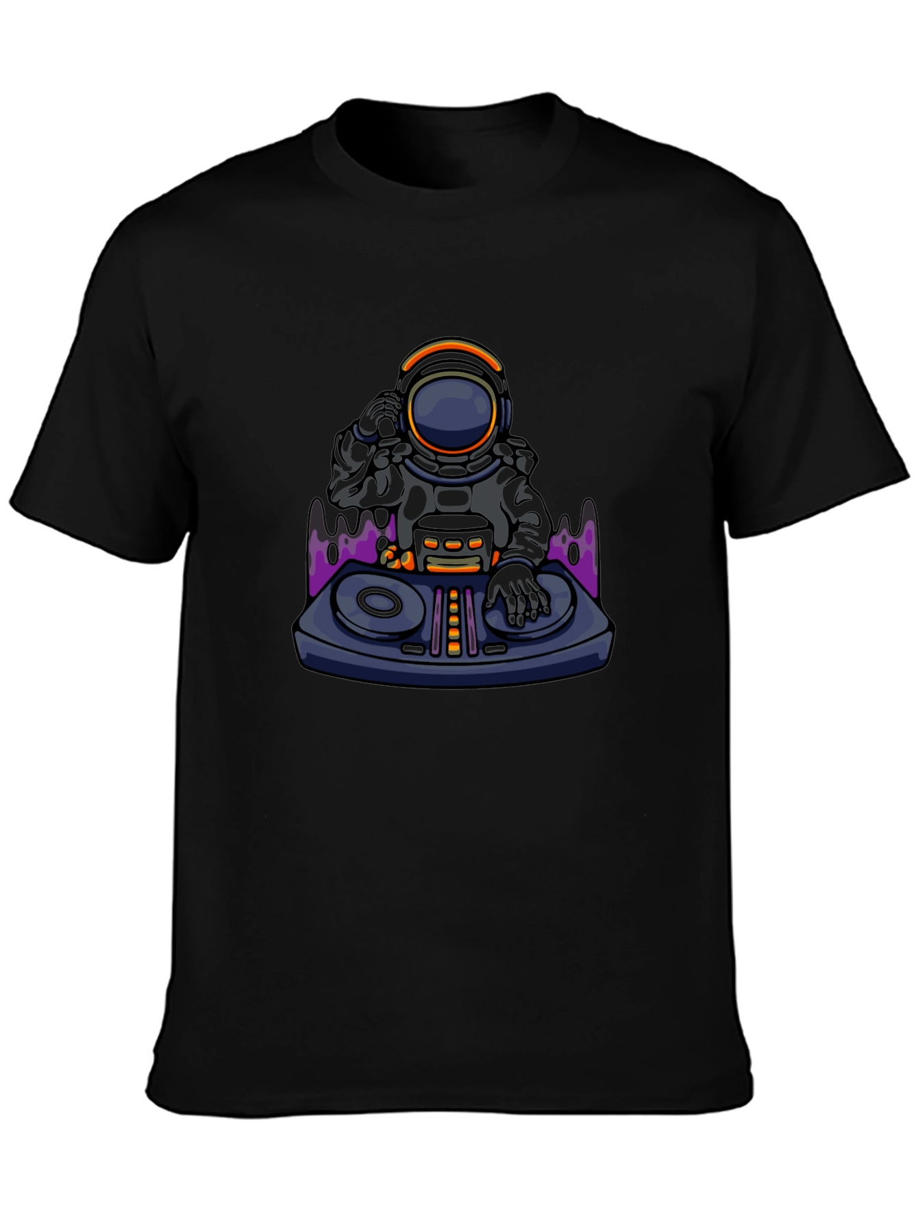 Astronaut DJ T-Shirt - Cool Graphic Tee