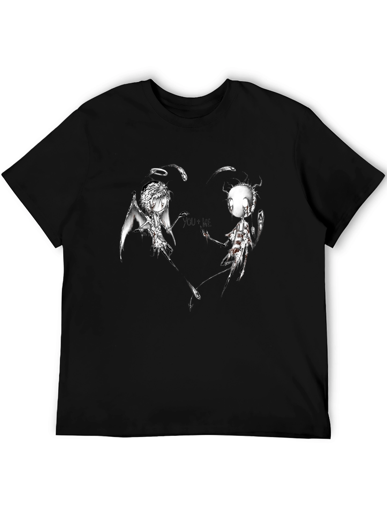 Dark Angel & Devil YOU+ME Graphic T-Shirt