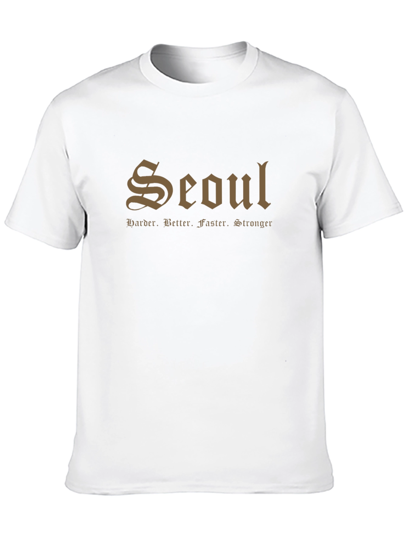 Seoul Harder Better Faster Stronger Black T-Shirt