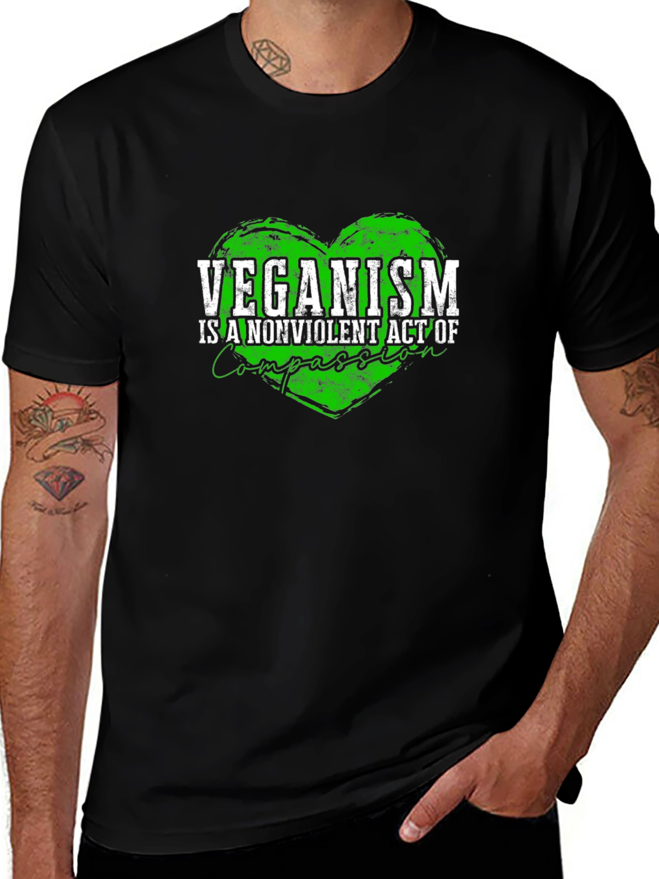 Veganism Compassion Graphic Tee