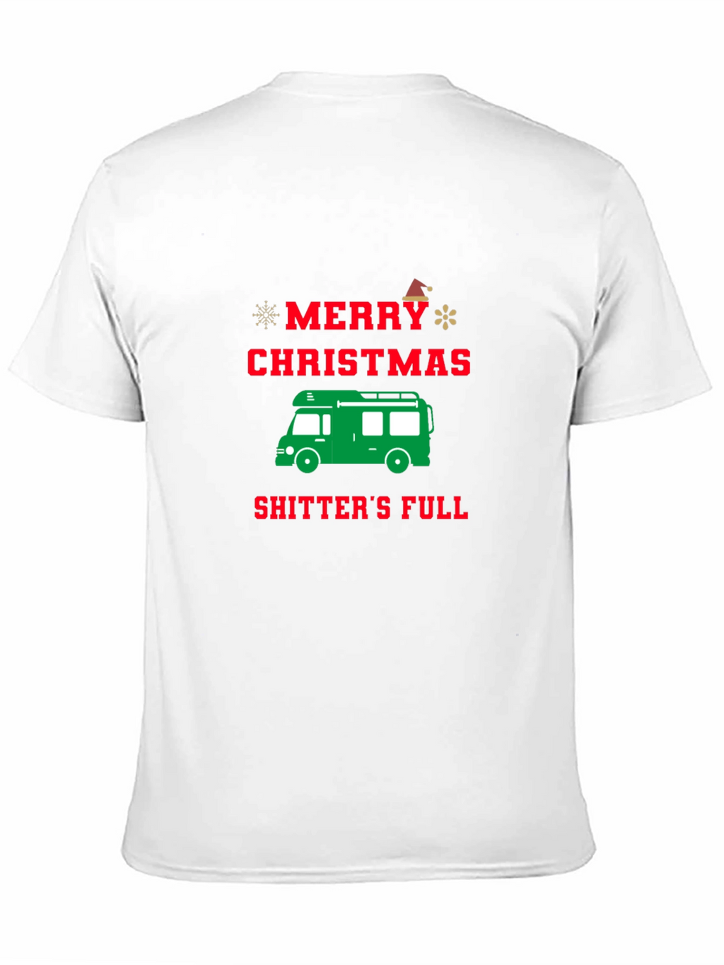 Funny Christmas RV Shitters Full Graphic Tee