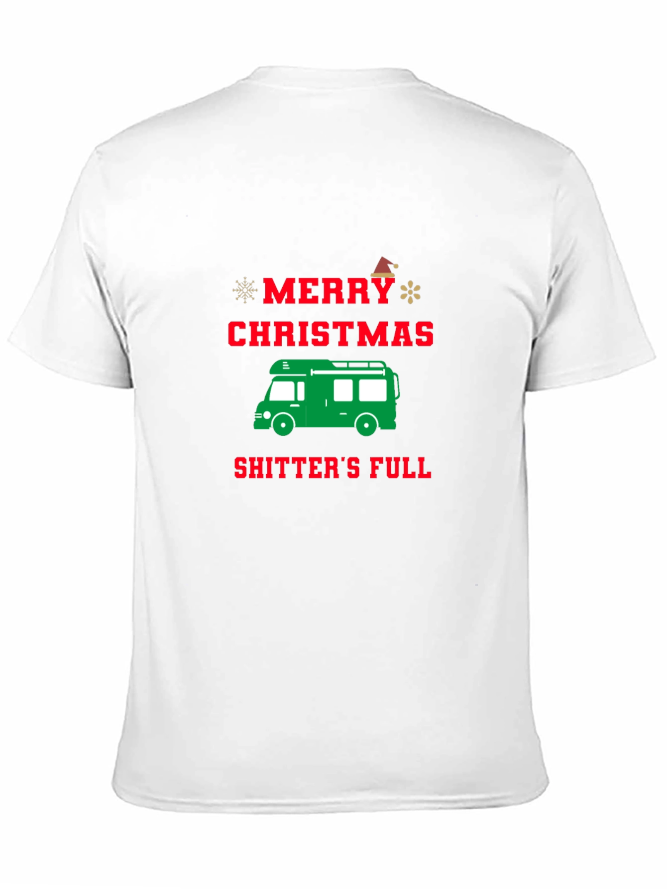 Funny Christmas RV Shitters Full Graphic Tee