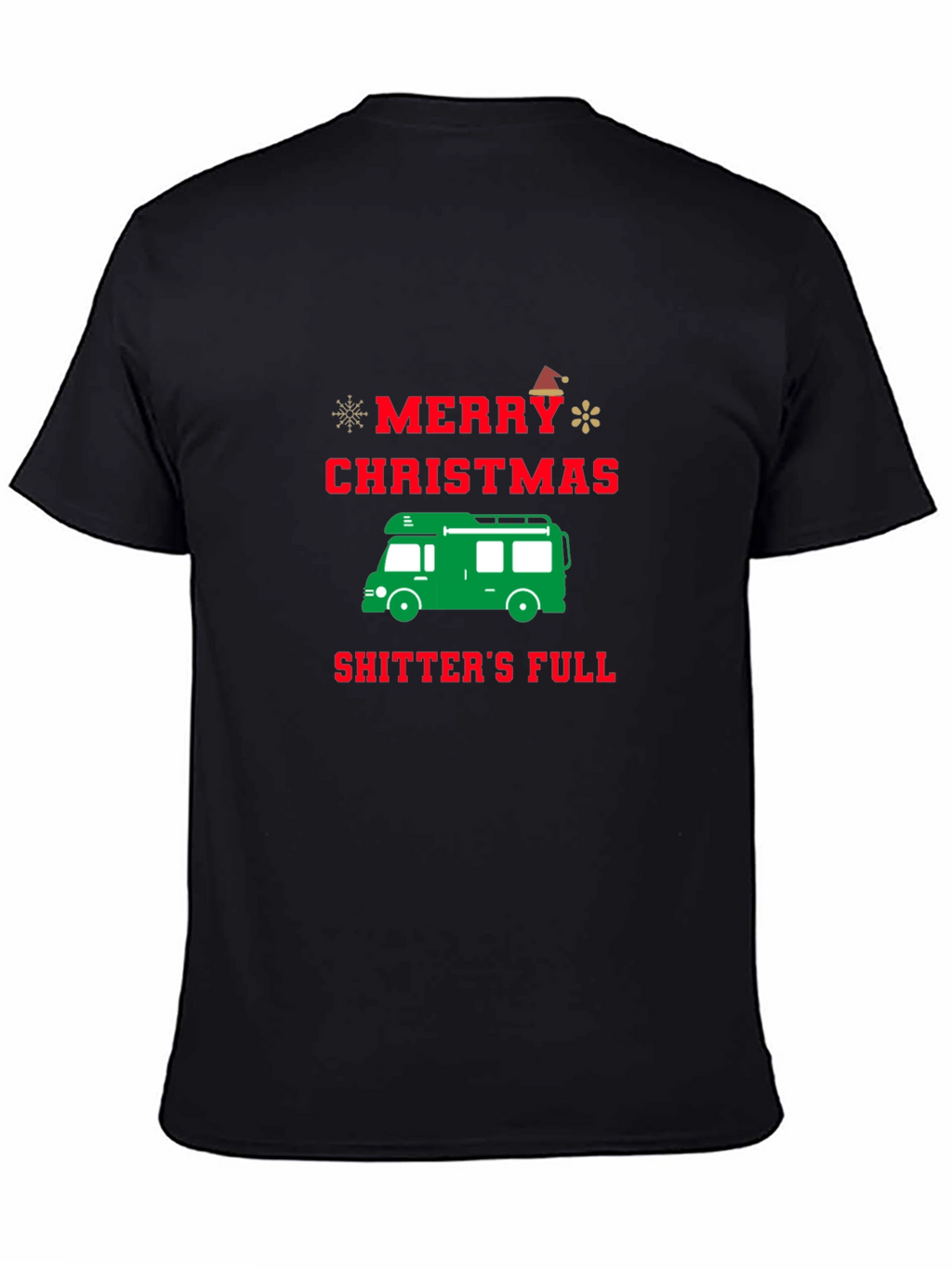 Funny Christmas RV Shitters Full Graphic Tee